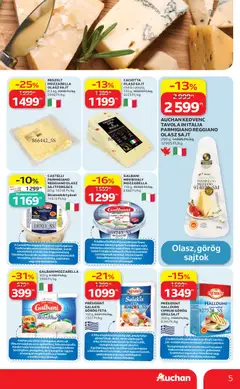 Auchan Nemzetközi konyha ajánlataink - amely érvényes a következő dátumtól: 07.05.2026 | Oldal: 5 | Termékek: Chili, Mozzarella, Sajtok, Grillsajt