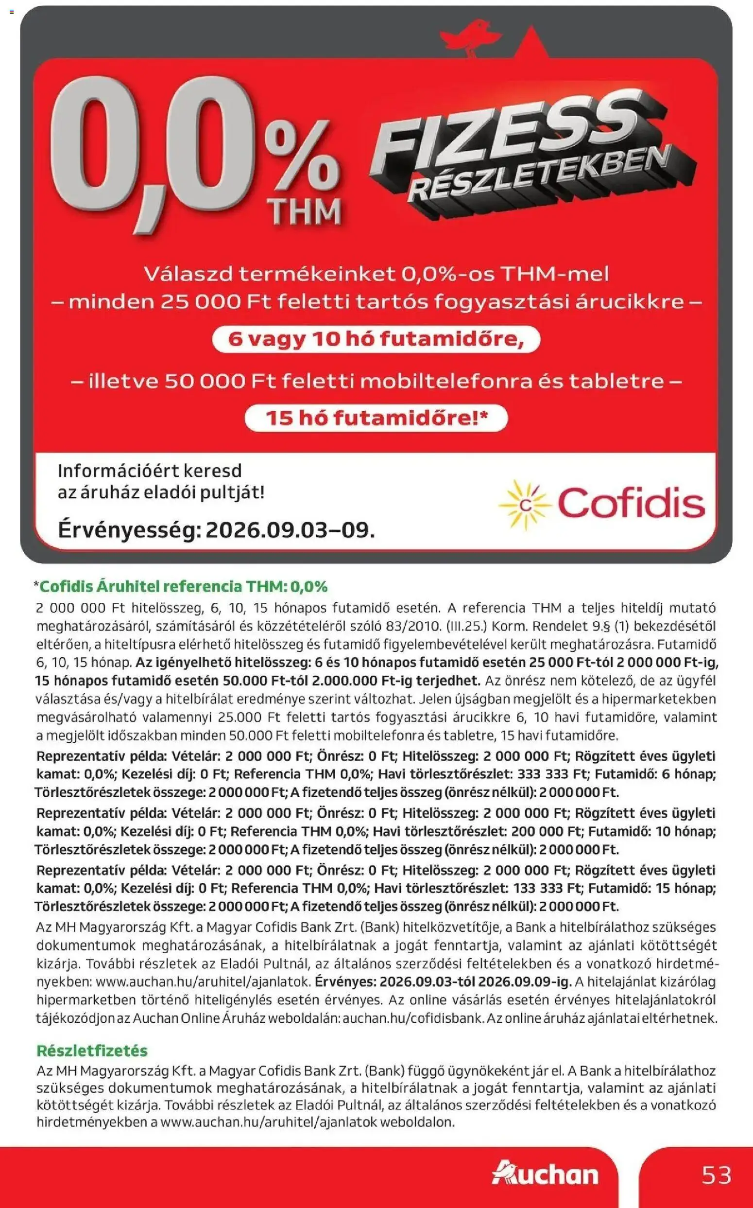 Auchan akciós újság Szolnok - 2026.09.03. -tól/töl > akció, lapozható szórólap 🛍️ | Oldal: 53 | Termékek: Szőlő, Jar