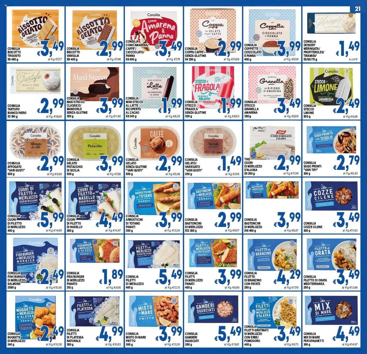 Volantino DEM del 19/10/2026 | Pagina: 21 | Prodotti: Vaniglia, Panna, Olive, Pomodori