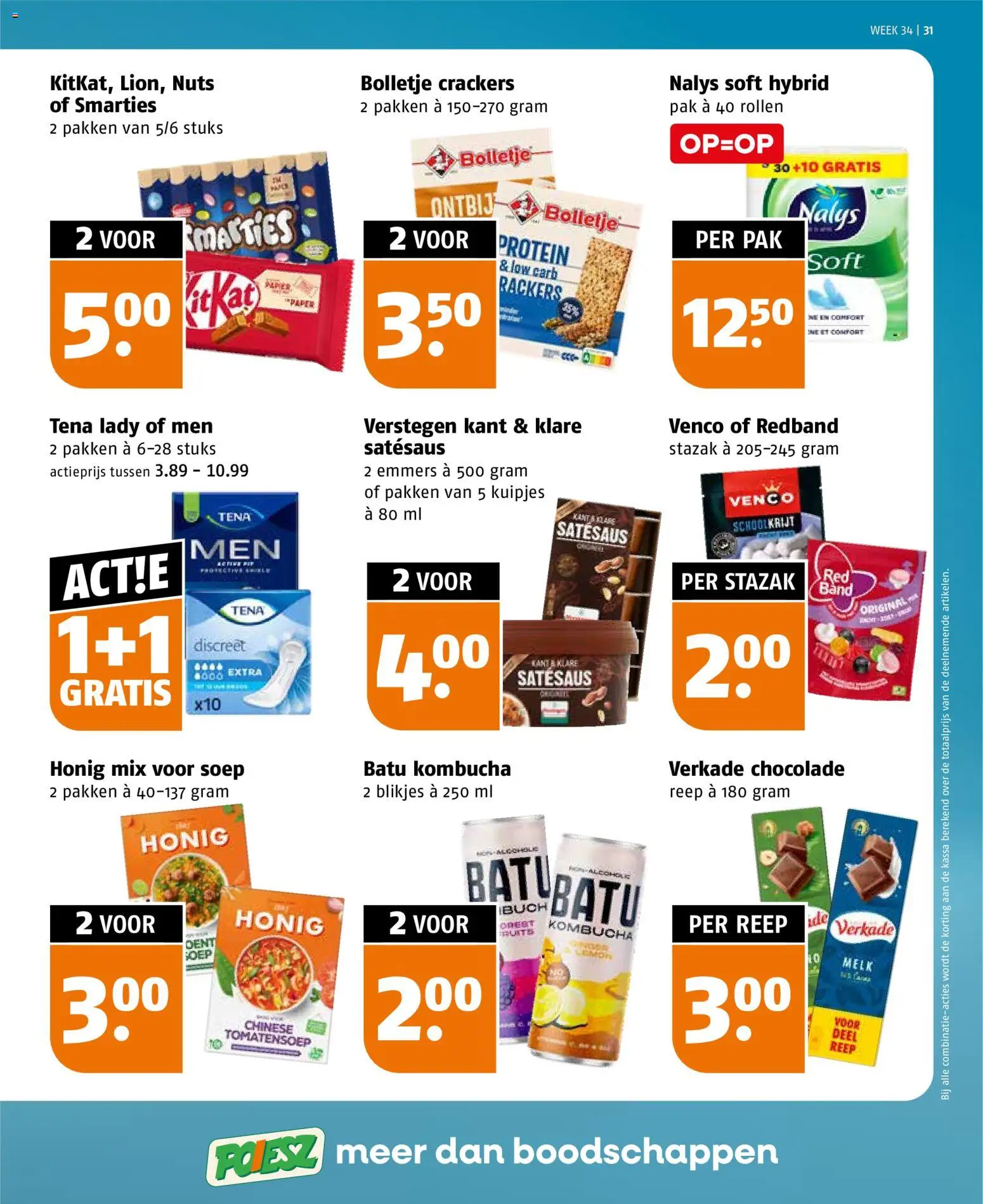 {H1} | Pagina: 31 | Producten: Melk, Chocolade, Crackers, Papier