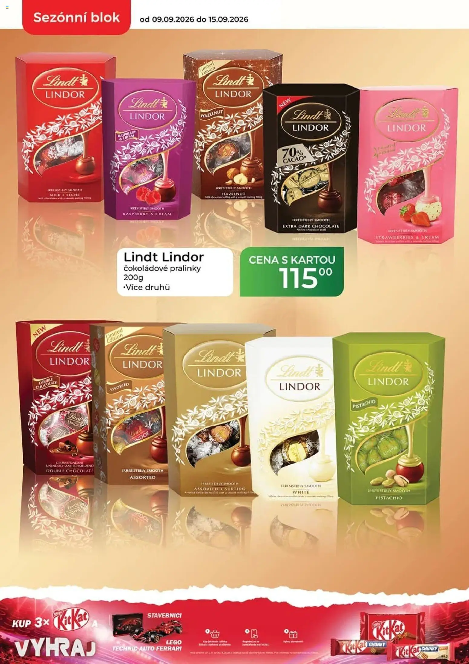 Tamda Foods leták od 16.09.2026 | Strana: 2 | Produkty: Lindor, LEGO, Blok, Lindt lindor