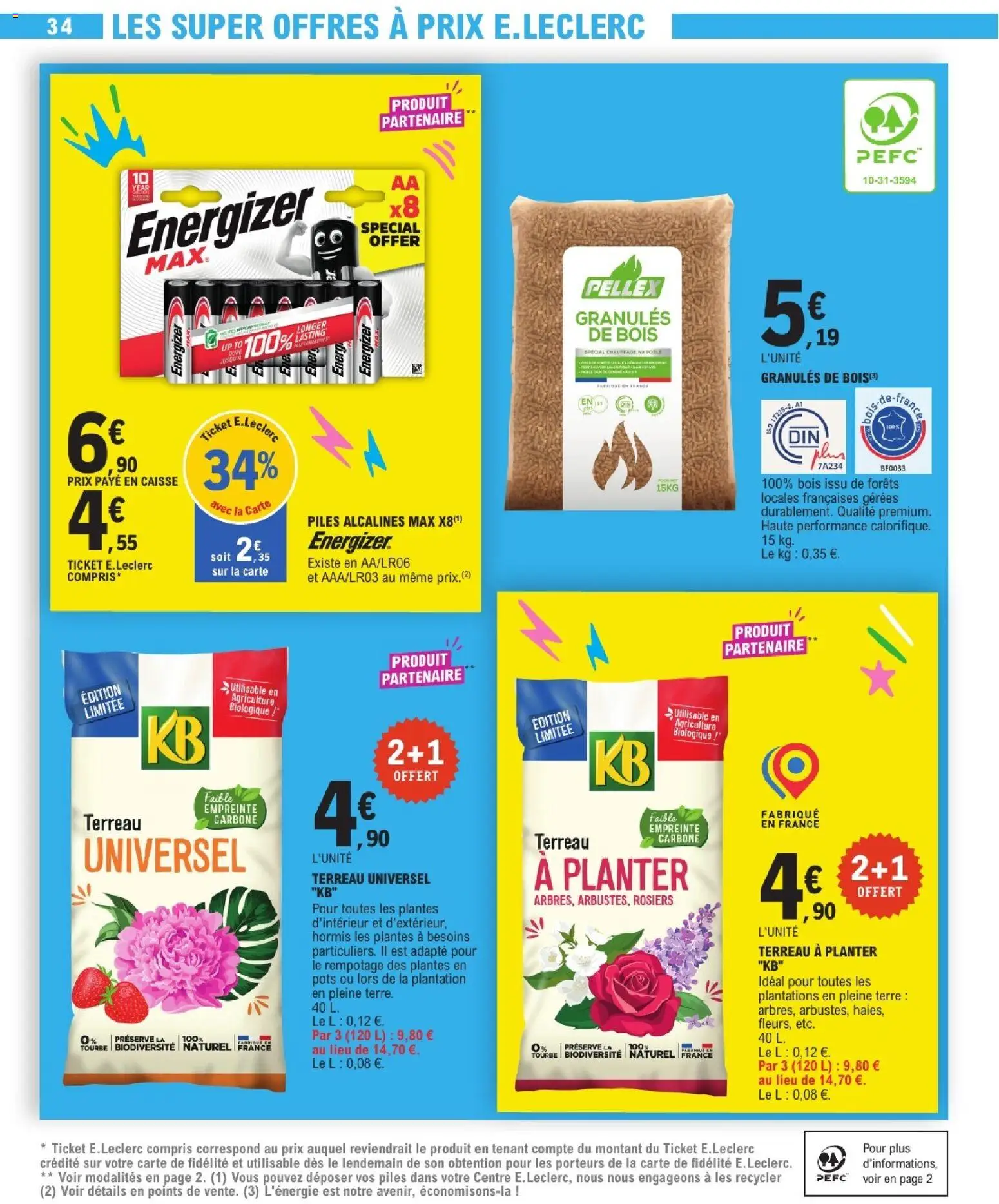 {H1} | Page: 34 | Produits: Plantes, Tourbe, Terreau, Piles