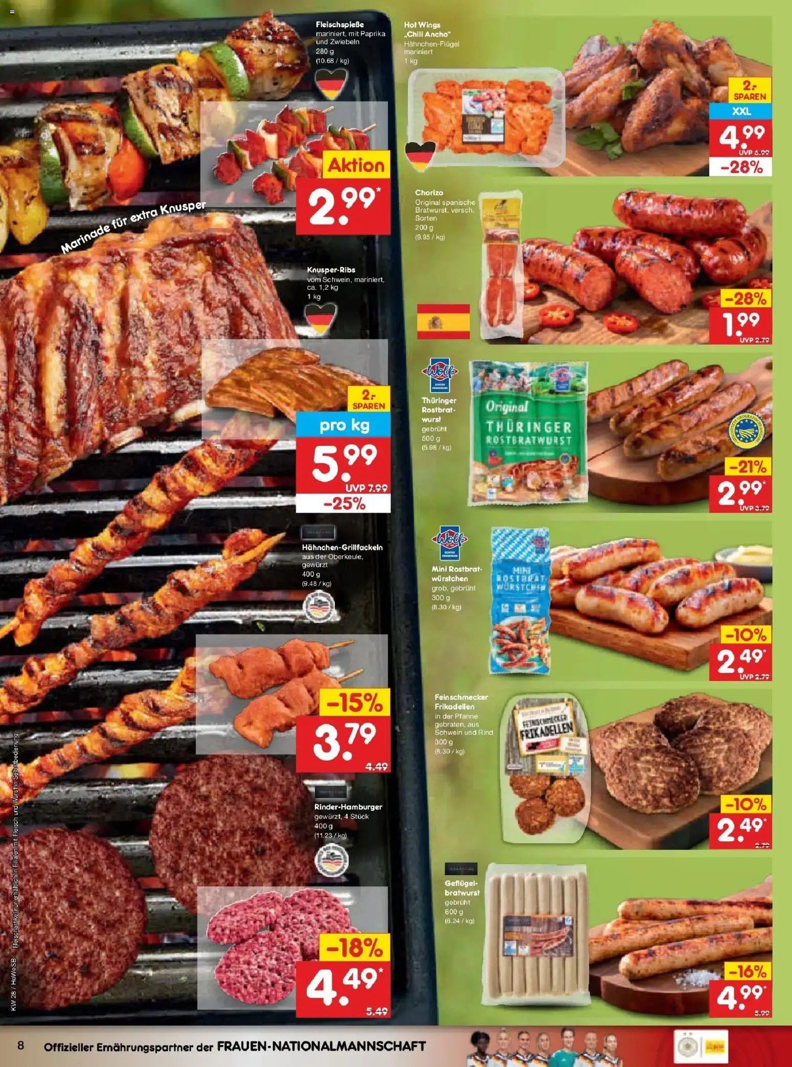 Netto Marken-Discount - Netto: Wochenangebote – gültig ab 05.07.2026 | Seite: 12 | Produkte: Zwiebeln, Paprika, Wurst, Fleisch