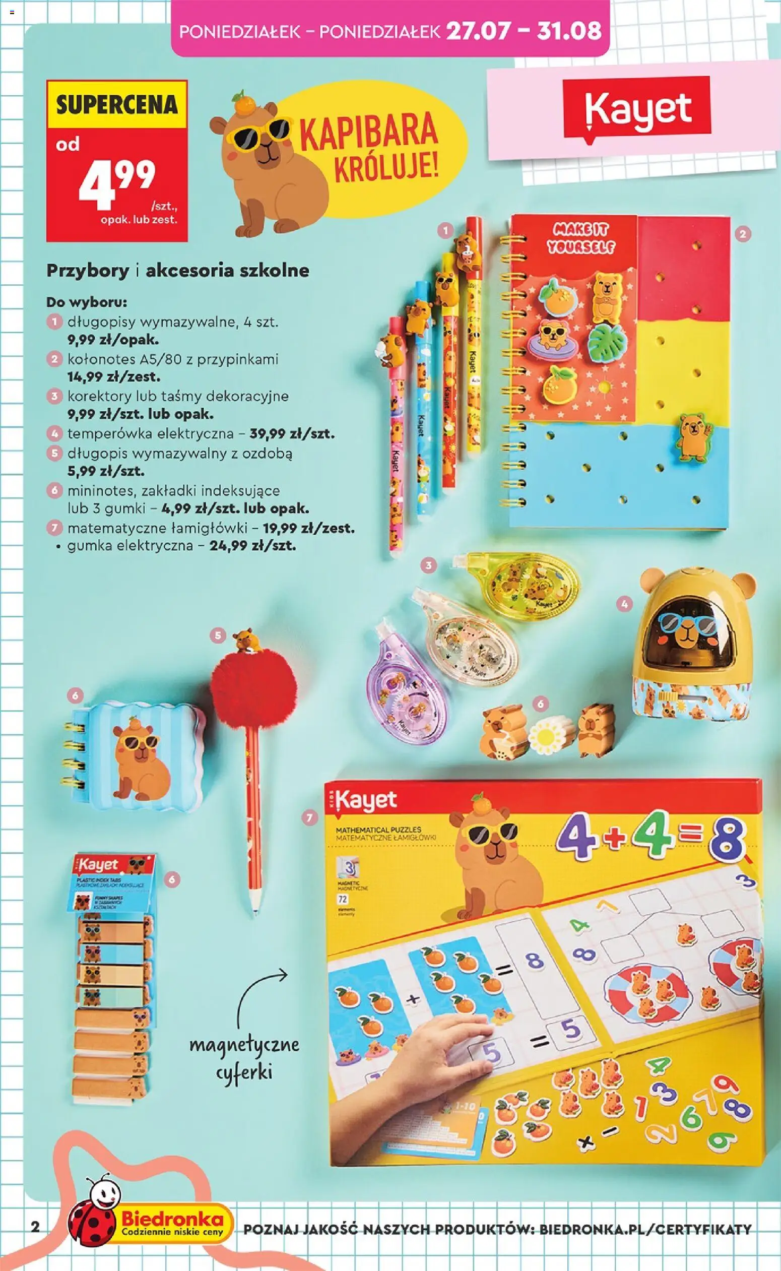 Biedronka Polsko leták - Hity i inspiracje od 27.07.2026 | Strana: 6