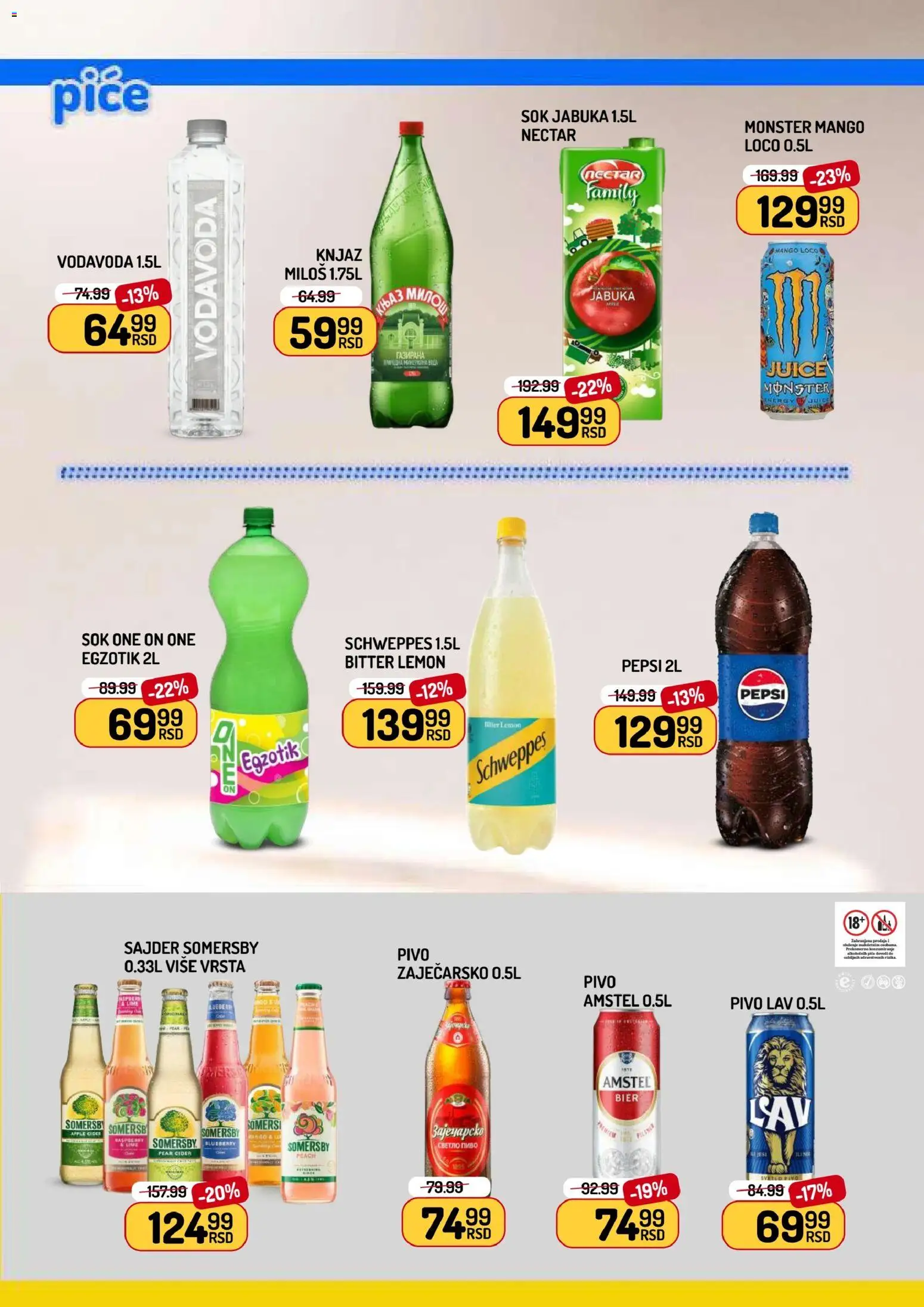 Aman katalog - važi od 29.05.2026 | Strana: 9 | Proizvode: Cider, Somersby, Pica, Sok