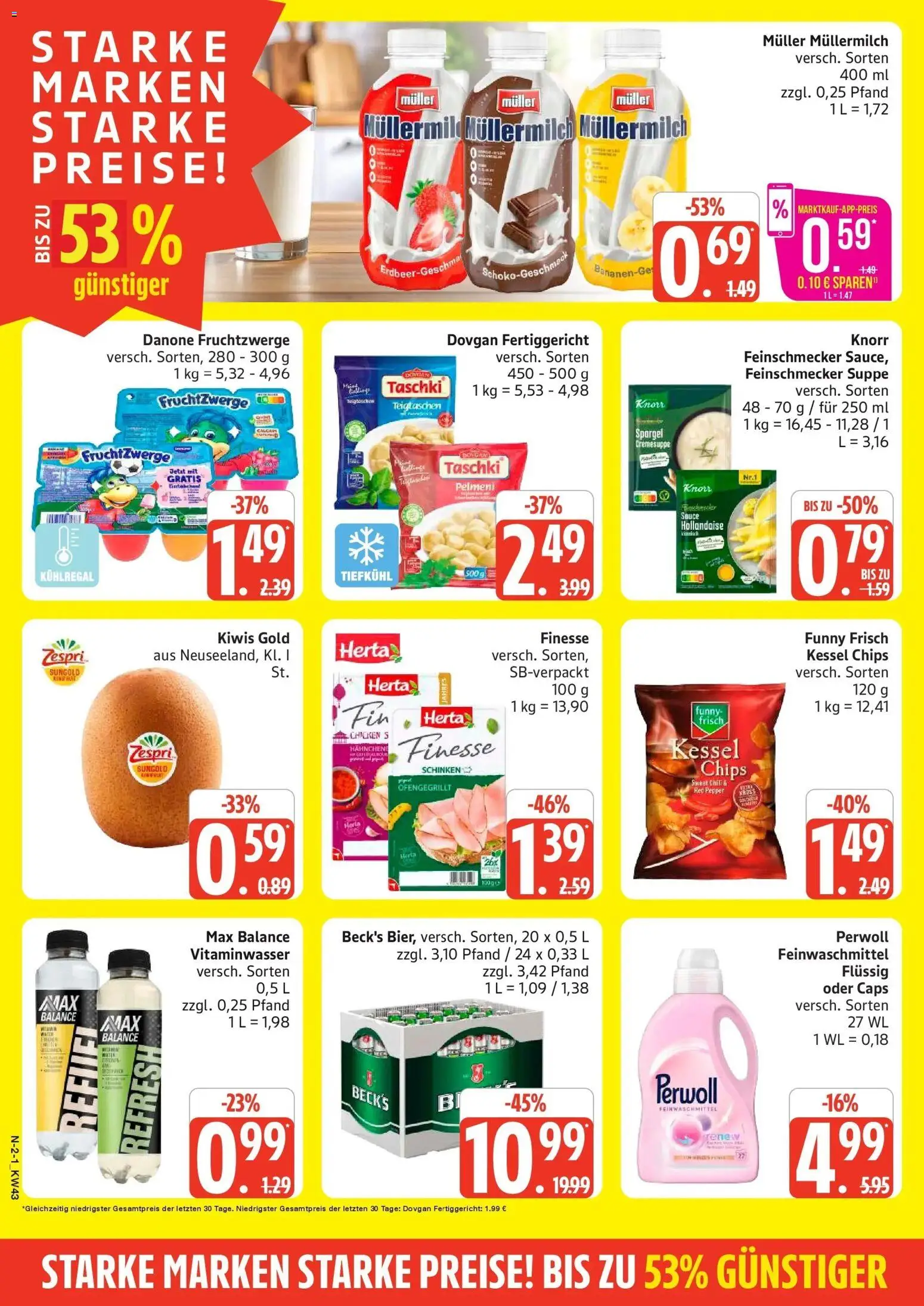 Marktkauf Prospekt Buxtehude (ab 19.10.2026) » Angebote online | Seite: 2 | Produkte: Funny frisch, Perwoll, Müllermilch, Schinken