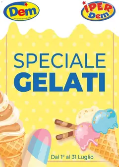 Anteprima del volantino DEM volantino Gelati valido a partire dal 01/07/2026