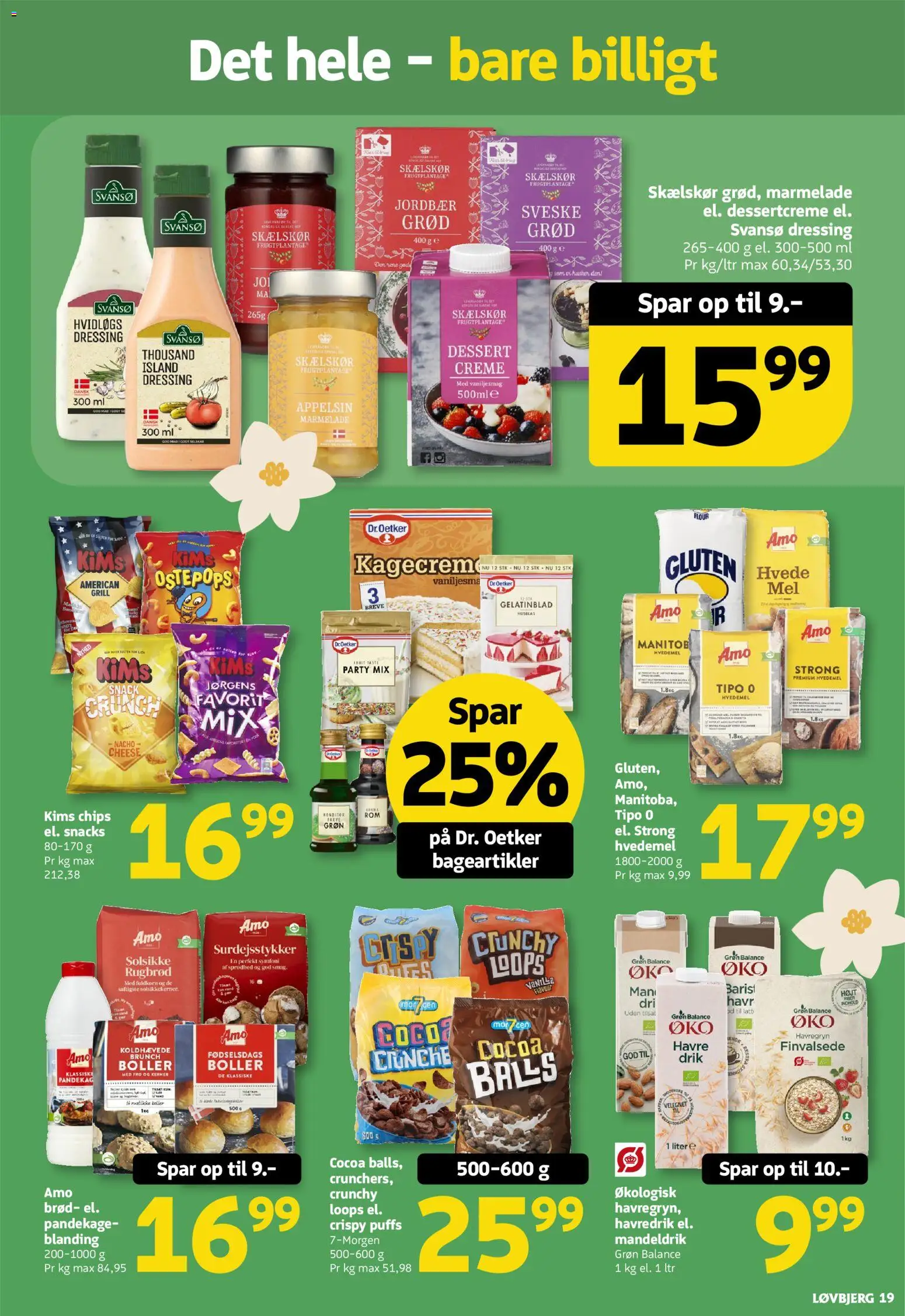 Løvbjerg tilbudsavis – gyldig fra 22.05.2026 | Side: 19 | Produkter: Creme, Jordbær, Chips, Marmelade