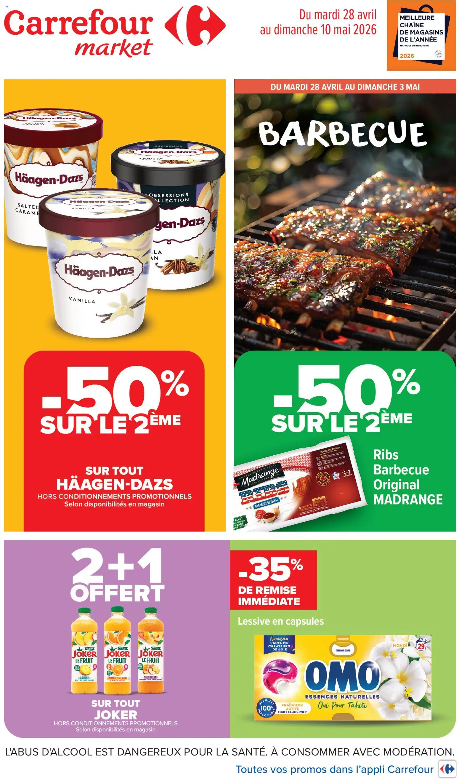 {H1} | Page: 1 | Produits: Orange, Barbecue, Lessive, Ribs