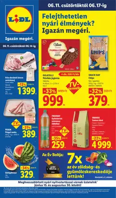 Lidl akciós újság - amely érvényes a következő dátumtól: 11.06.2026