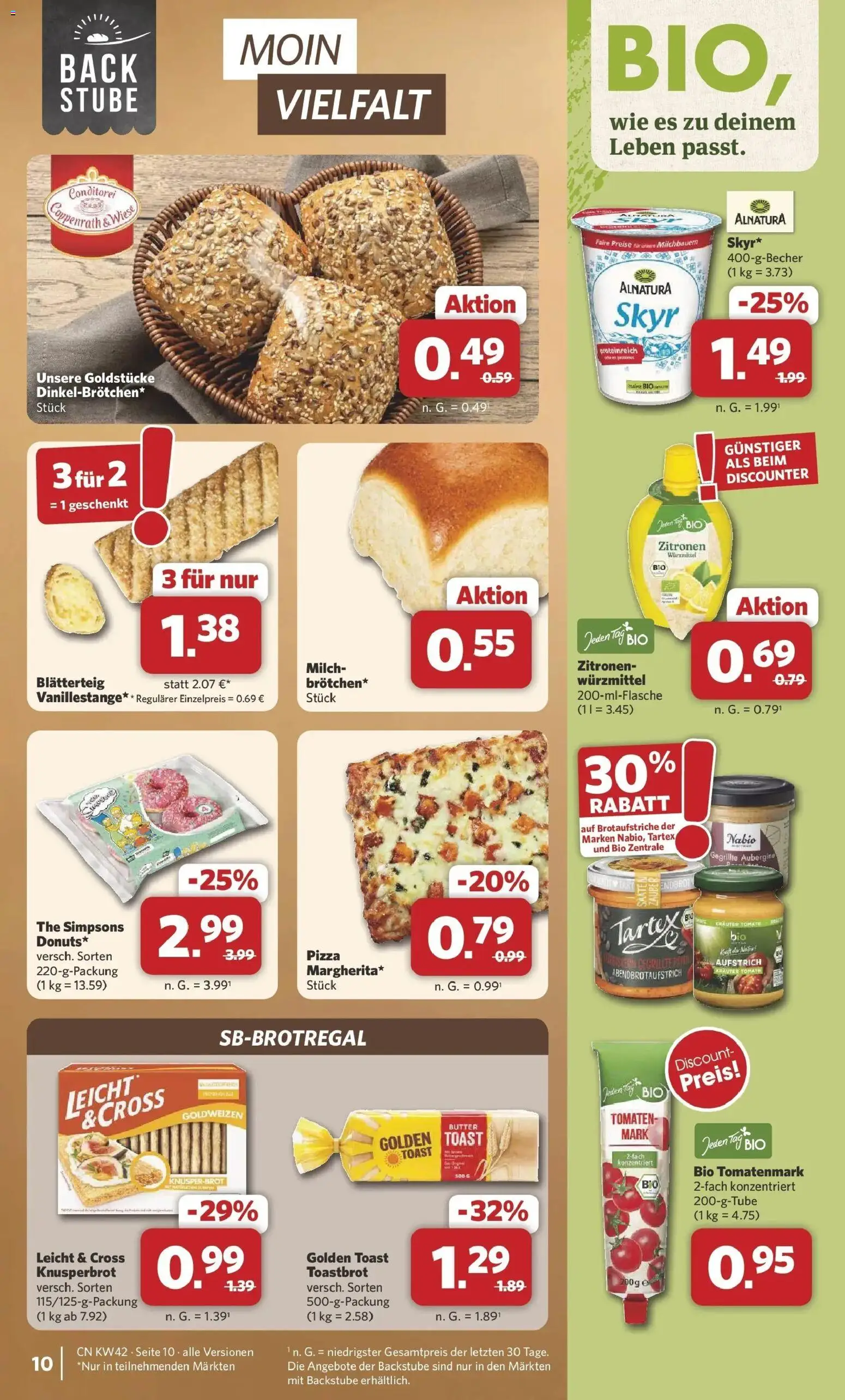 Combi Prospekt Dülmen – gültig ab 12.10.2026 | Seite: 10 | Produkte: Milch, Toastbrot, Pizza, Zitronen