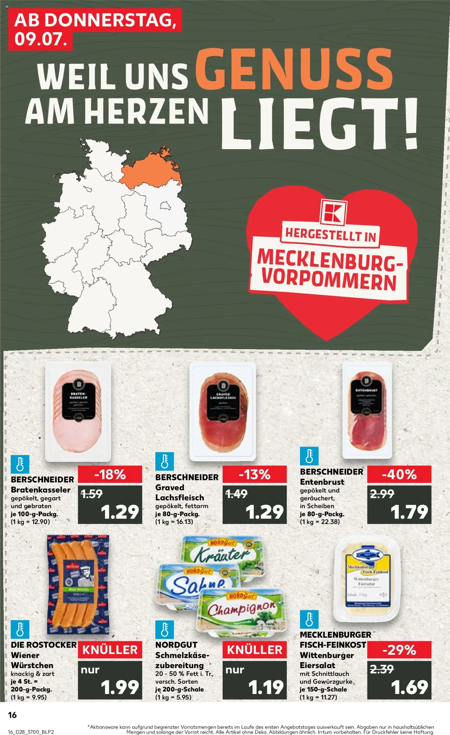 Kaufland Německo leták - Rostock od 09.07.2026 | Strana: 16