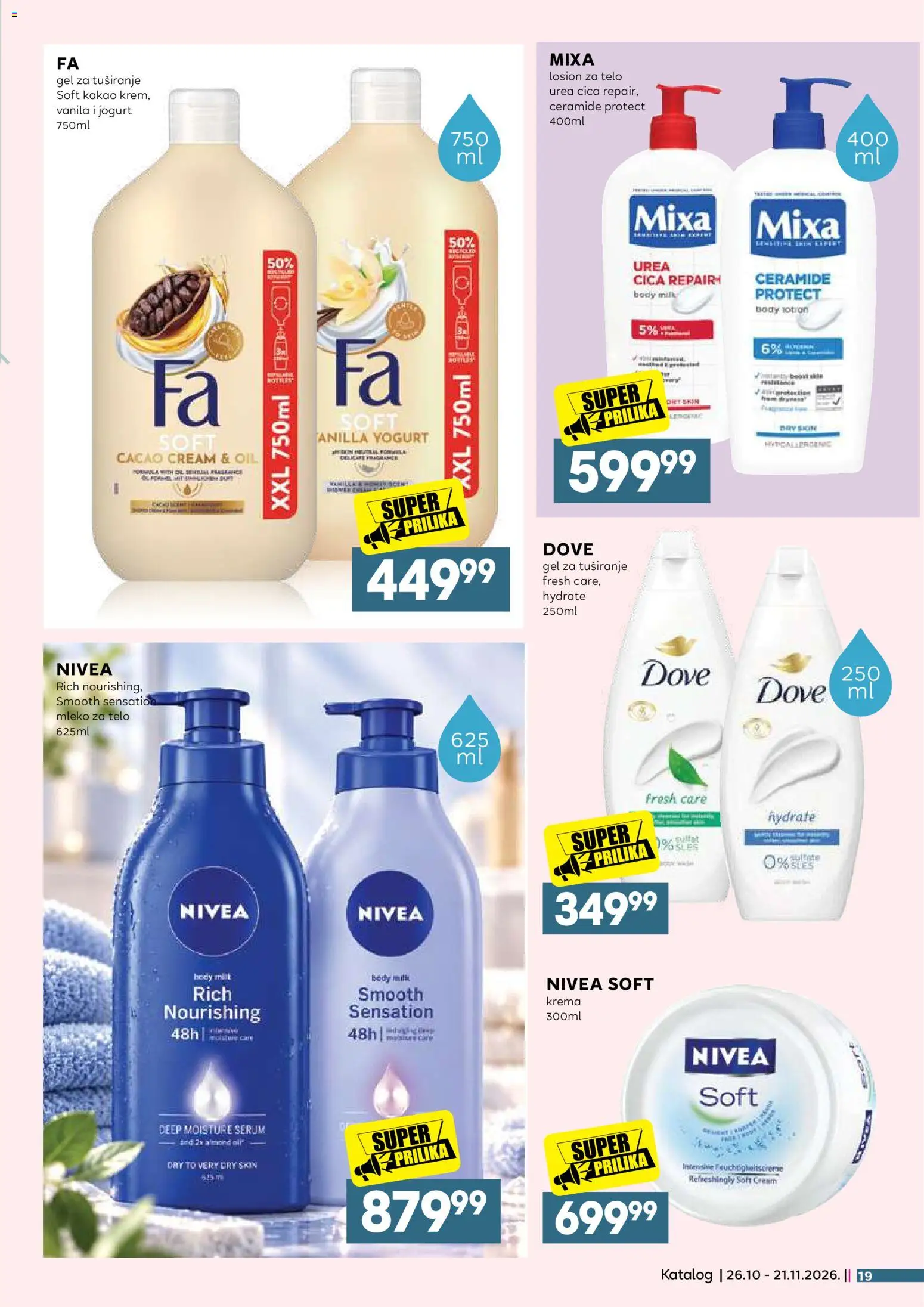 Roda katalog - važi od 26.10.2026 | Strana: 19 | Proizvode: Kakao, Vanila, Krema, Dove