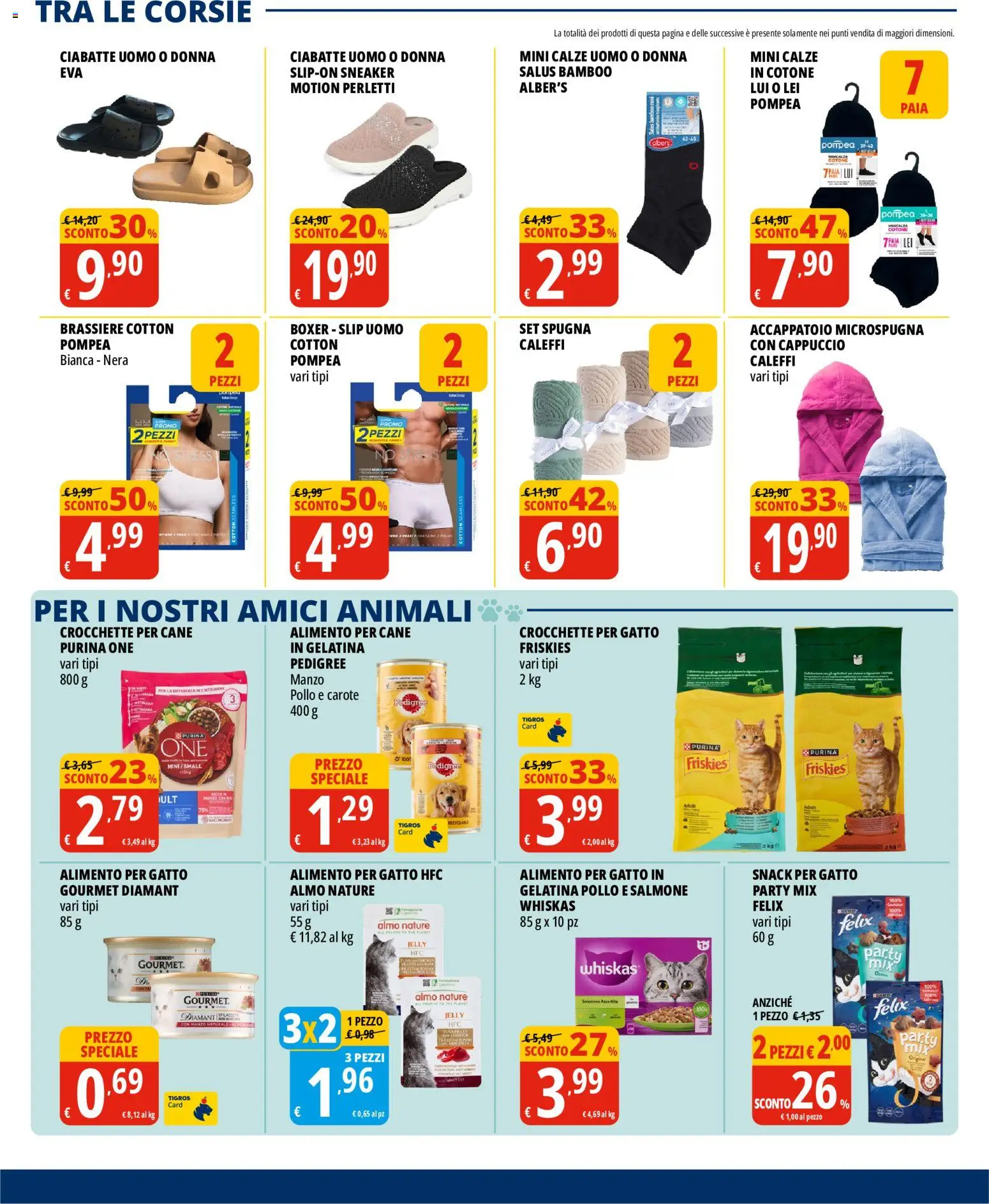 Volantino Tigros del 19.05.2026 | Pagina: 21 | Prodotti: Manzo, Slip, Boxer, Carote