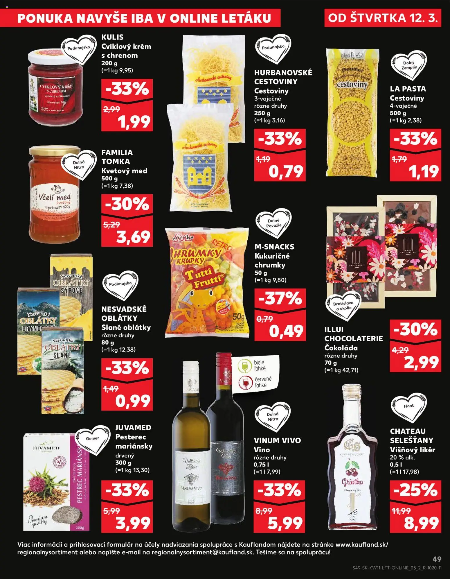 Kaufland SK akciós ujság - amely érvényes a következő dátumtól: 12.03.2026 | Oldal: 49