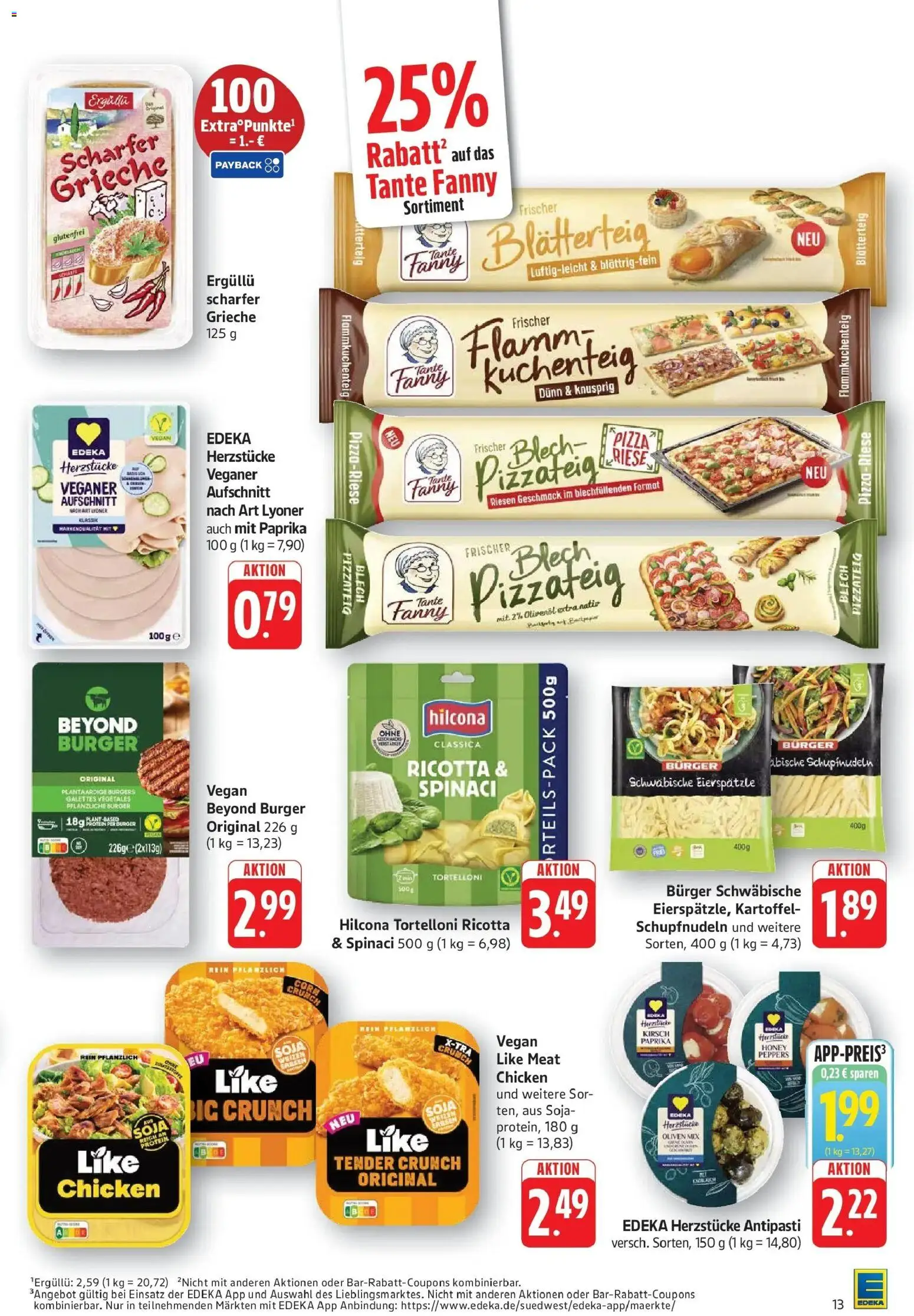 E center Prospekt Göppingen – gültig ab 17.05.2026 | Seite: 19 | Produkte: Olivenol, Burger, Like meat, Pizza