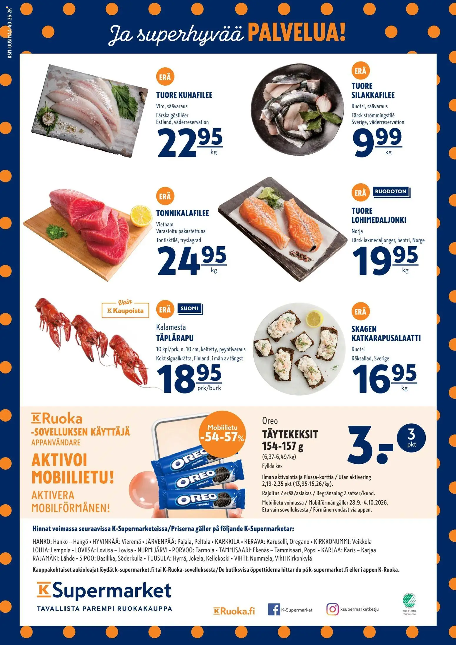 K-Supermarket tarjoukset – voimassa 01/10/2026 alkaen | Sivu: 4