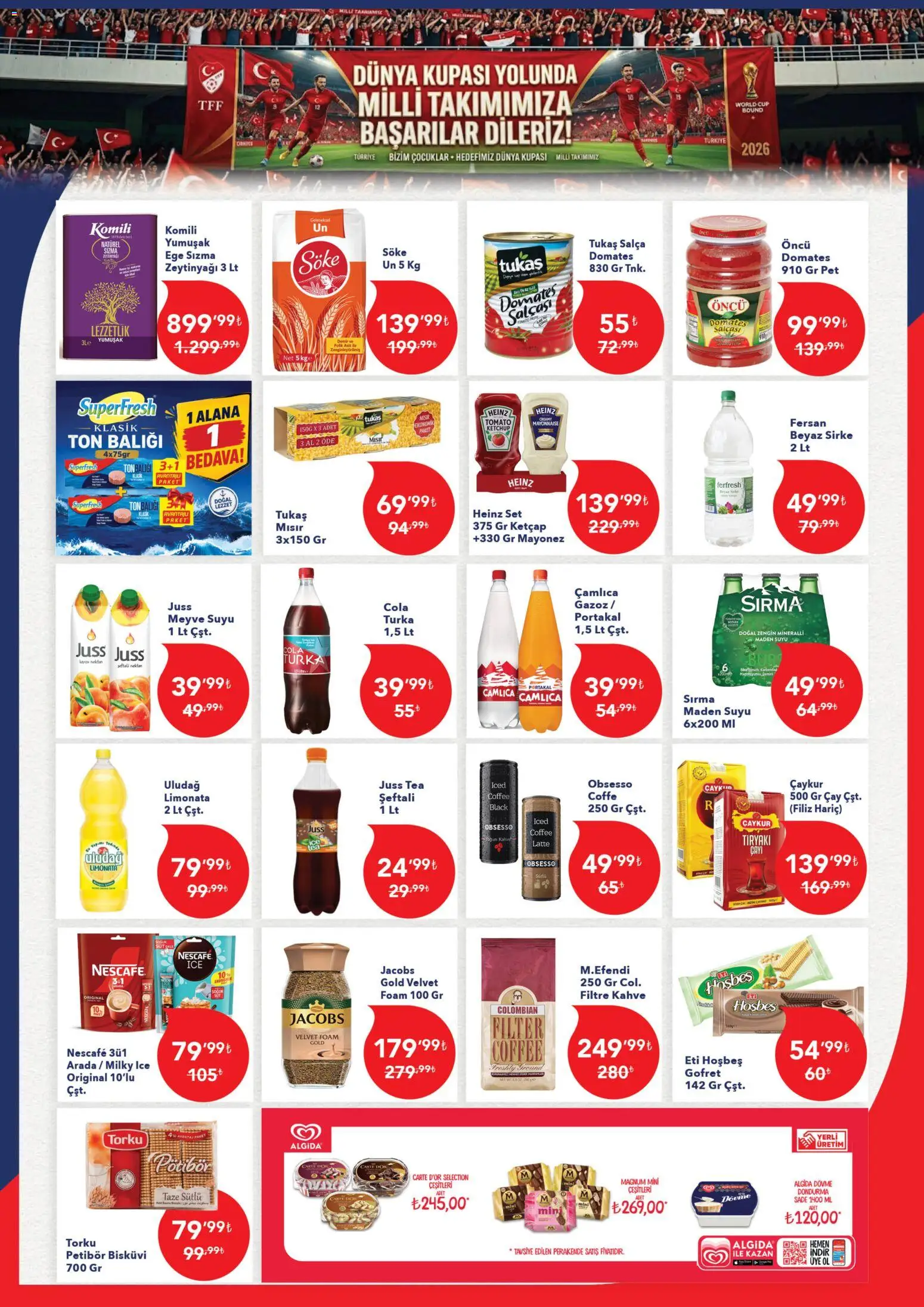 Kim Market Katalog - Marmara Insert - 10.06.2026 tarihinden itibaren geçerlidir | Sayfa: 3 | Ürünler: Gofret, Meyve suyu, Çay, Maden suyu