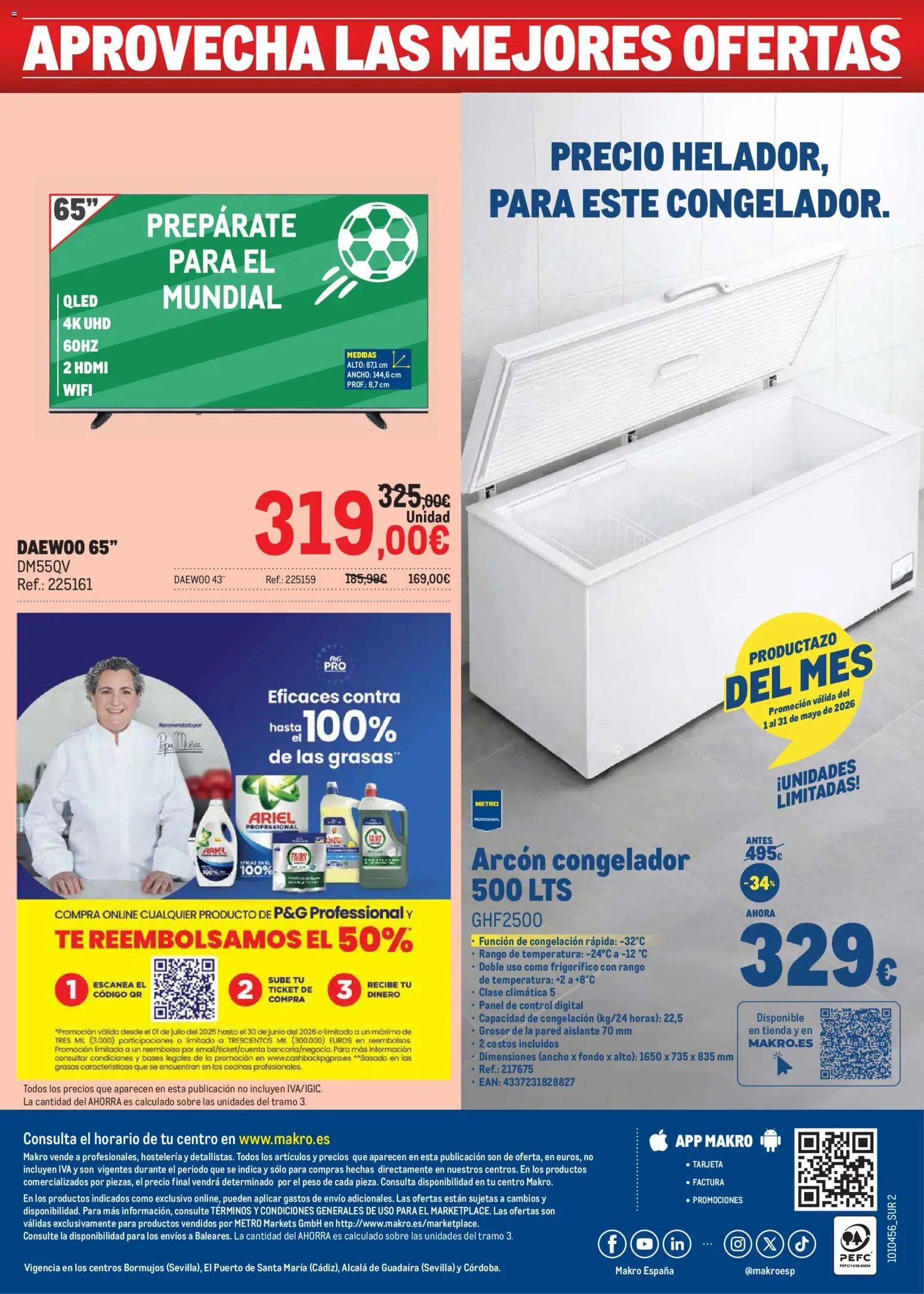 Makro Precios Sur II │ válido desde el 04.05.2026 | Página: 8 | Productos: Té, Congelador, Peso