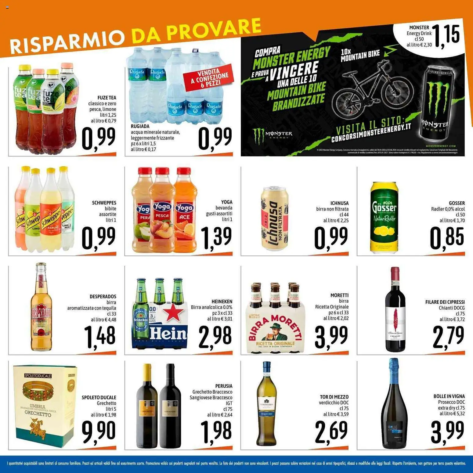Volantino Emisfero del 30.04.2026 | Pagina: 6 | Prodotti: Acqua, Tequila, Acqua minerale, Heineken