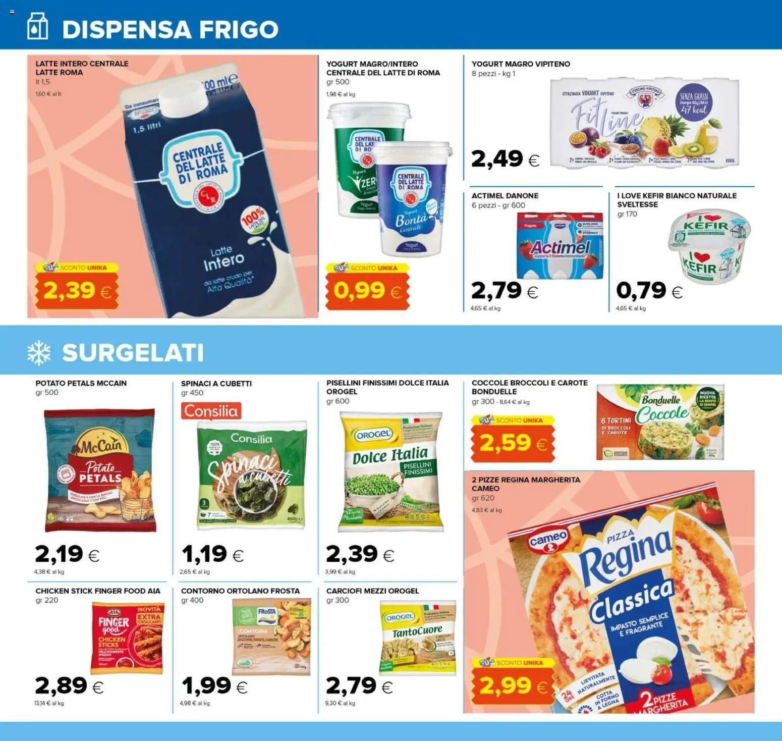 Volantino Tigre del 21.05.2026 | Pagina: 10 | Prodotti: Yogurt, Latte, Carote, Broccoli