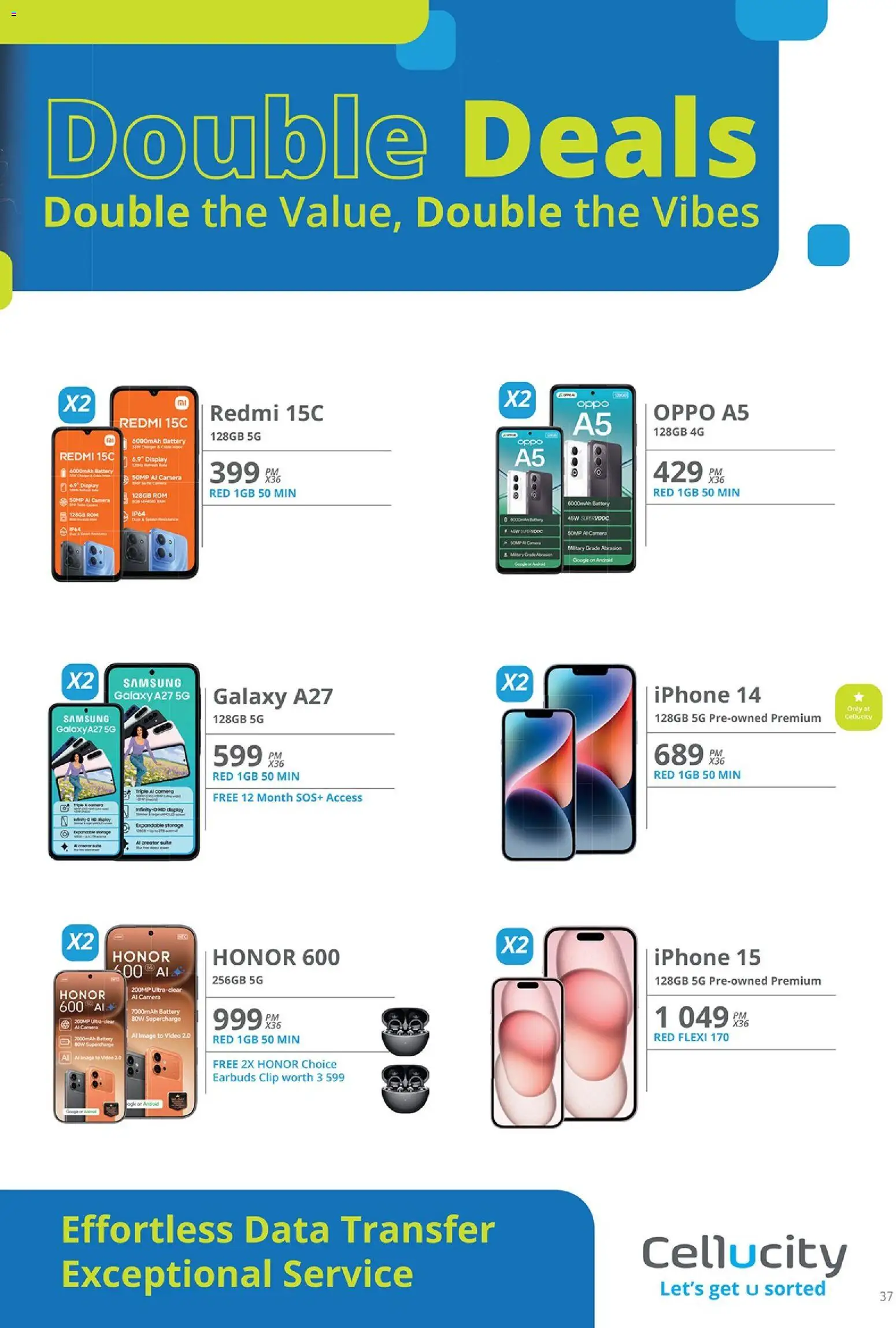 New Cellucity catalogue – valid from 07/08/2026 | Page: 37 | Products: Data, Earbuds, Camera, Battery
