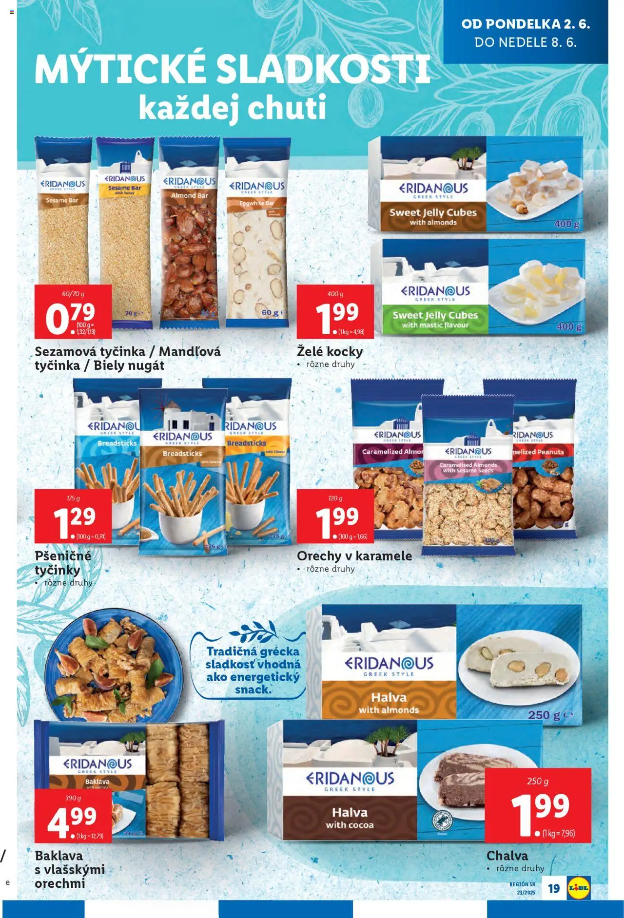 Nové Lidl akcie – leták je platný od 02.06.2025 | Strana: 23 | Produkty: Orechy