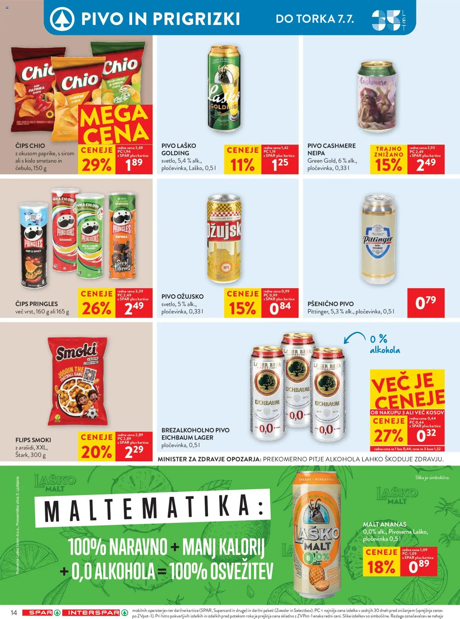 Novi Spar katalog ponudbe – veljaven od 01.07.2026 | Stran: 16