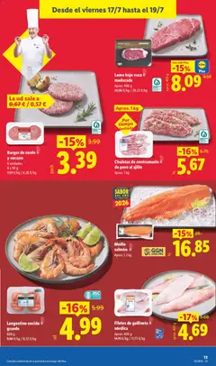 Vista previa Langostino cocido grande, 600 g válido desde el 13/07/2026 | Página: 37 | Productos: Cerdo, Langostino