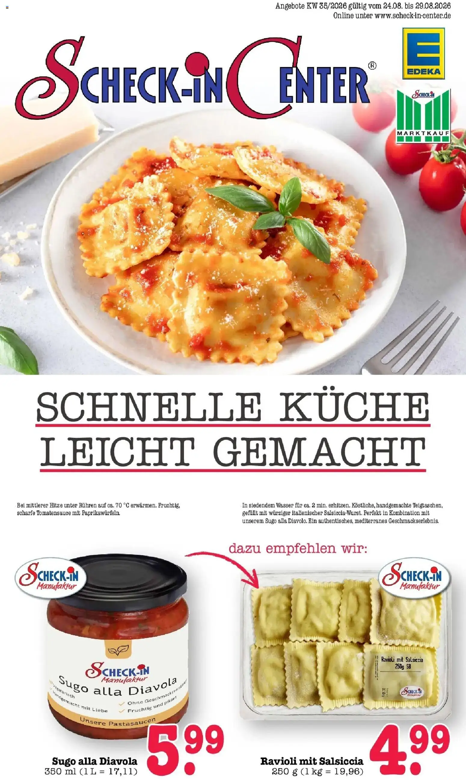 Edeka Prospekt Heidelberg (ab 24.08.2026) » Angebote Online | Seite: 1 | Produkte: Küche, Wasser