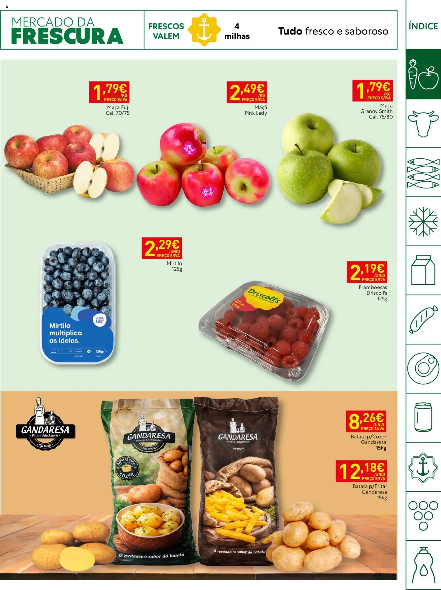 Recheio folheto Horeca Madeira │ válido de 20/10/2026 | Página: 3 | Produtos: Batata, Framboesas, Maça