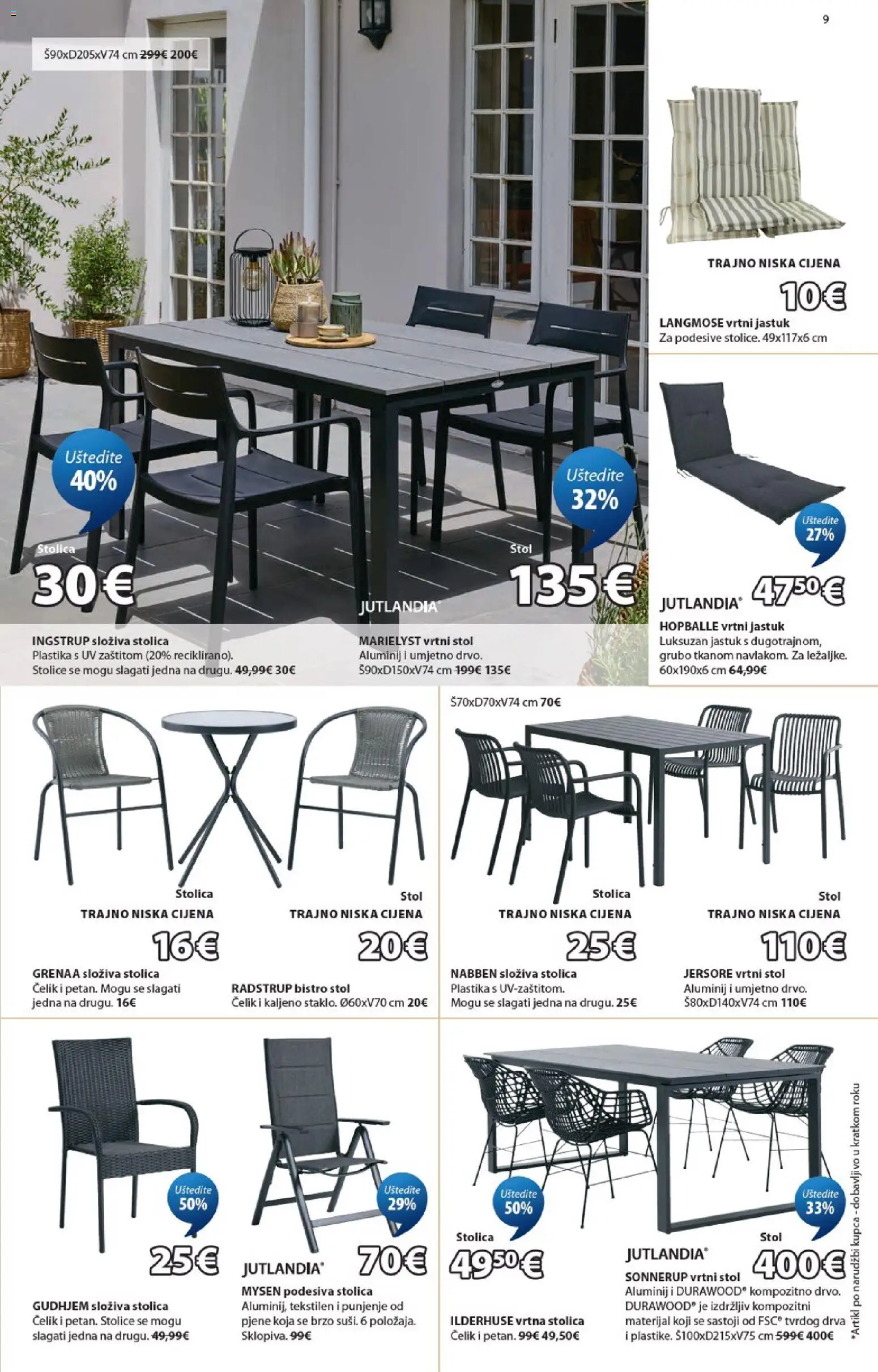 JYSK katalog | vrijedi od 01.07.2026 | Stranica: 9