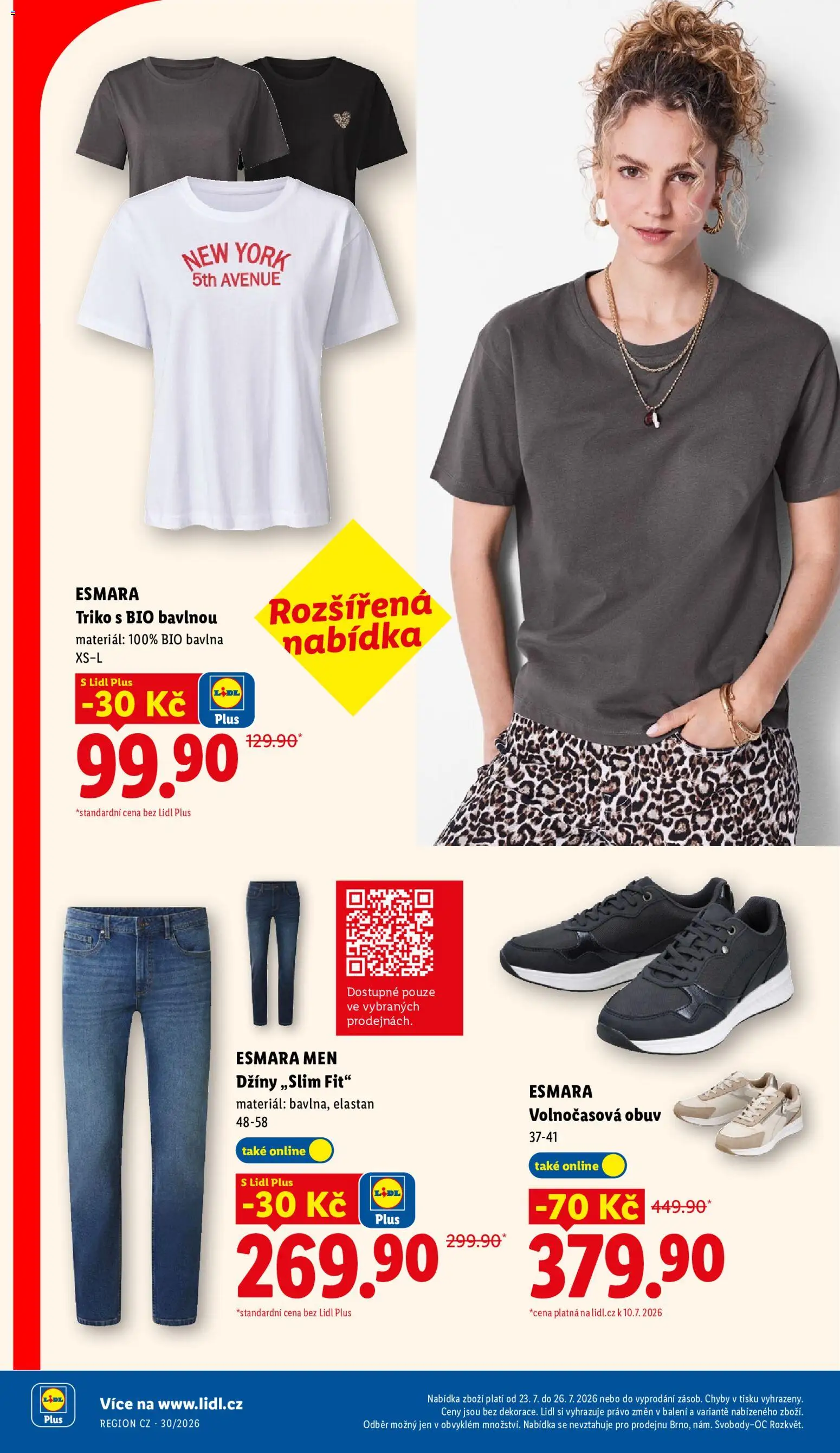 Lidl leták od 23.07.2026 | Strana: 36 | Produkty: Obuv, Džíny