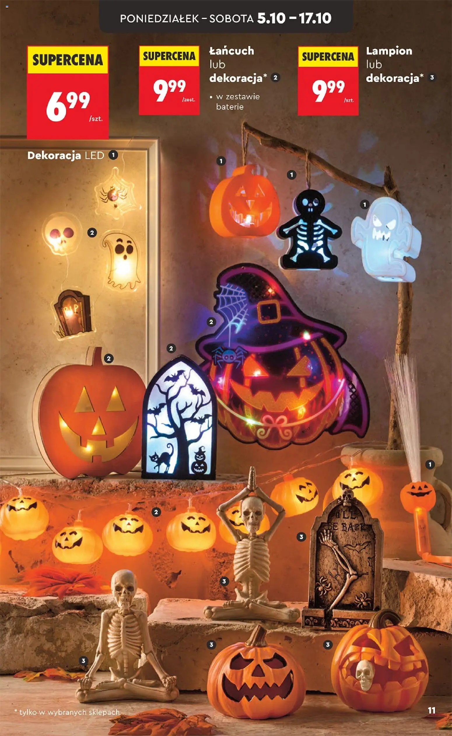 Biedronka Polsko leták - Hity i inspiracje od 05.10.2026 | Strana: 11 | Produkty: Lampión, Baterie, LED