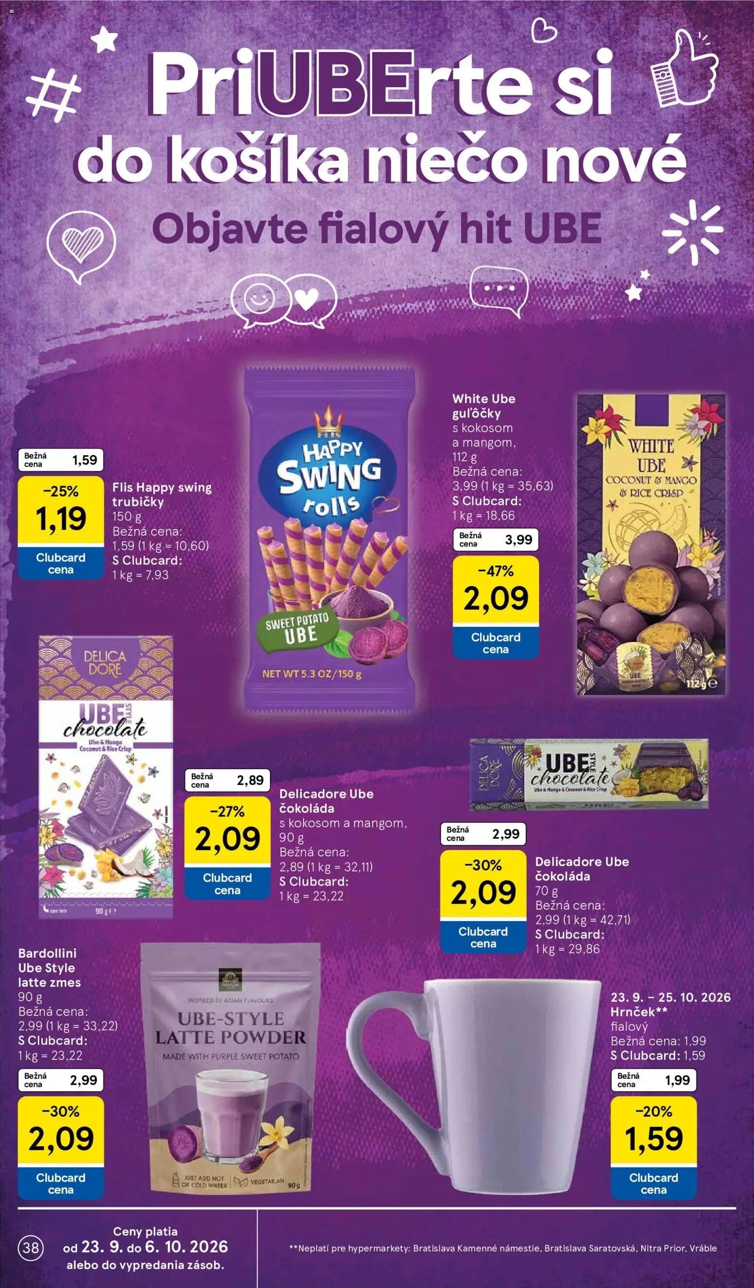 Nové Tesco akcie – leták je platný od 23.09.2026 | Strana: 38