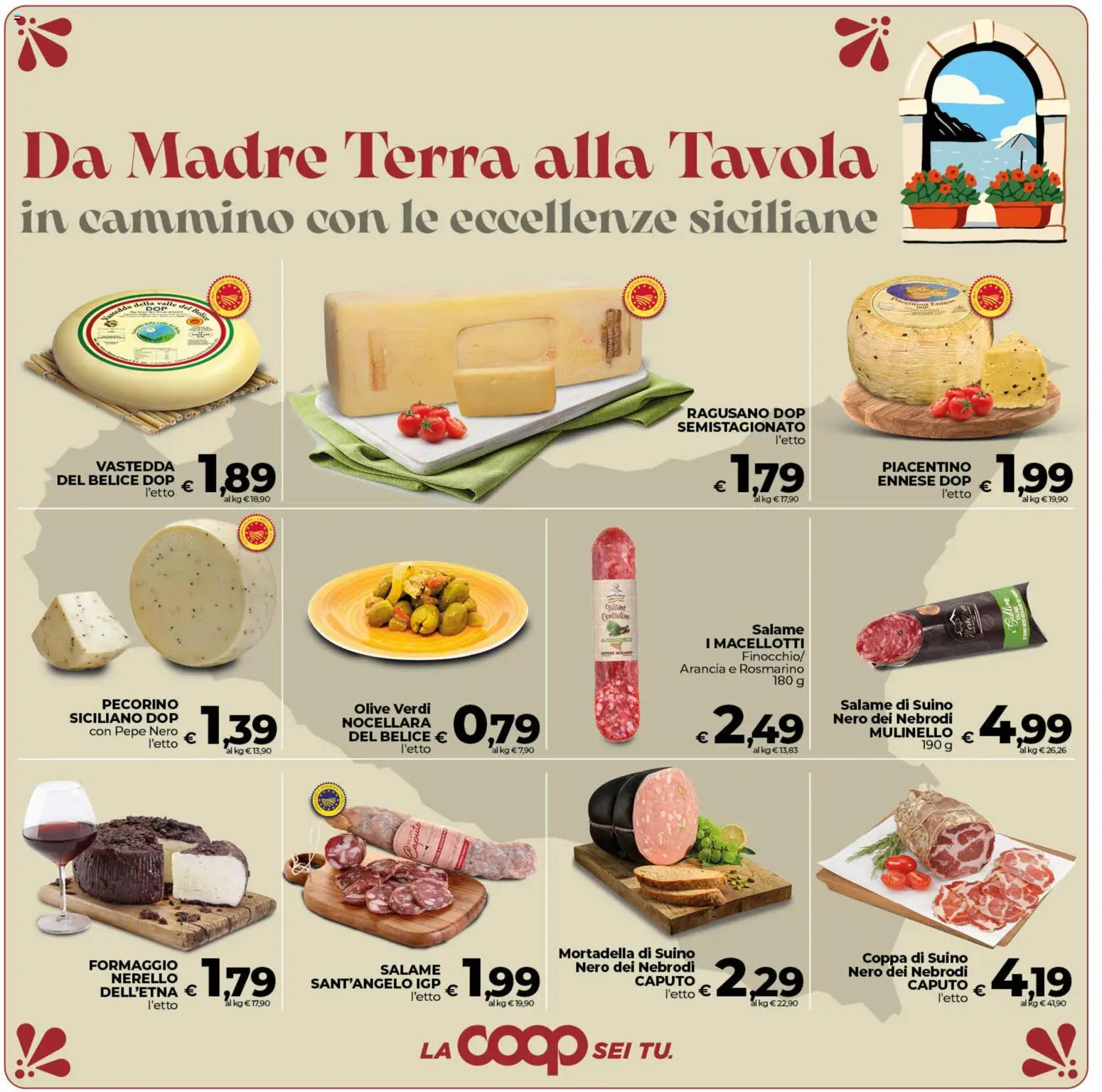 Volantino COOP del 19.05.2026 | Pagina: 5 | Prodotti: Rosmarino, Suino, Formaggio, Mortadella