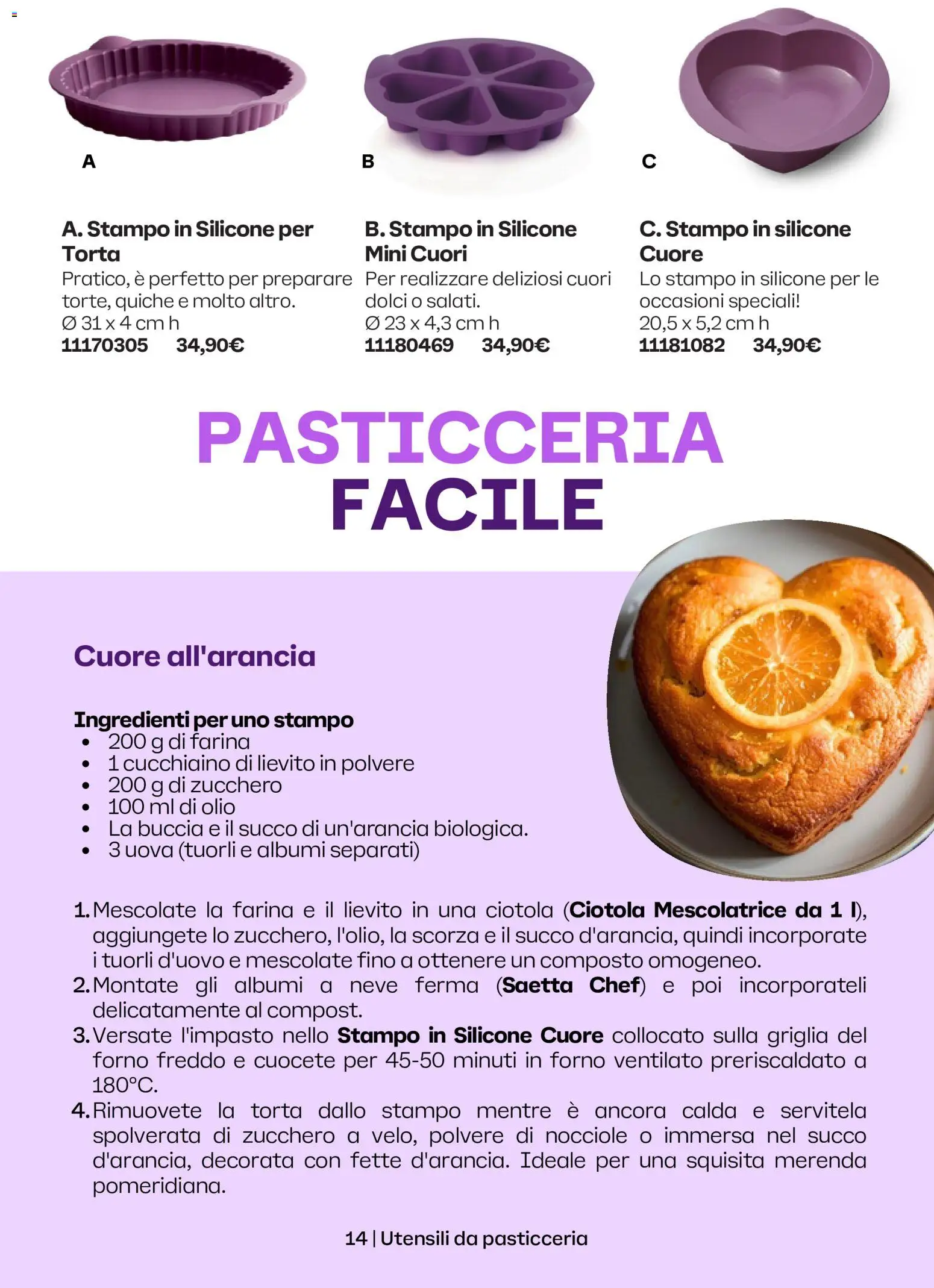 Volantino Tupperware del 01.05.2026 | Pagina: 14 | Prodotti: Uova, Succo, Nocciole, Forno