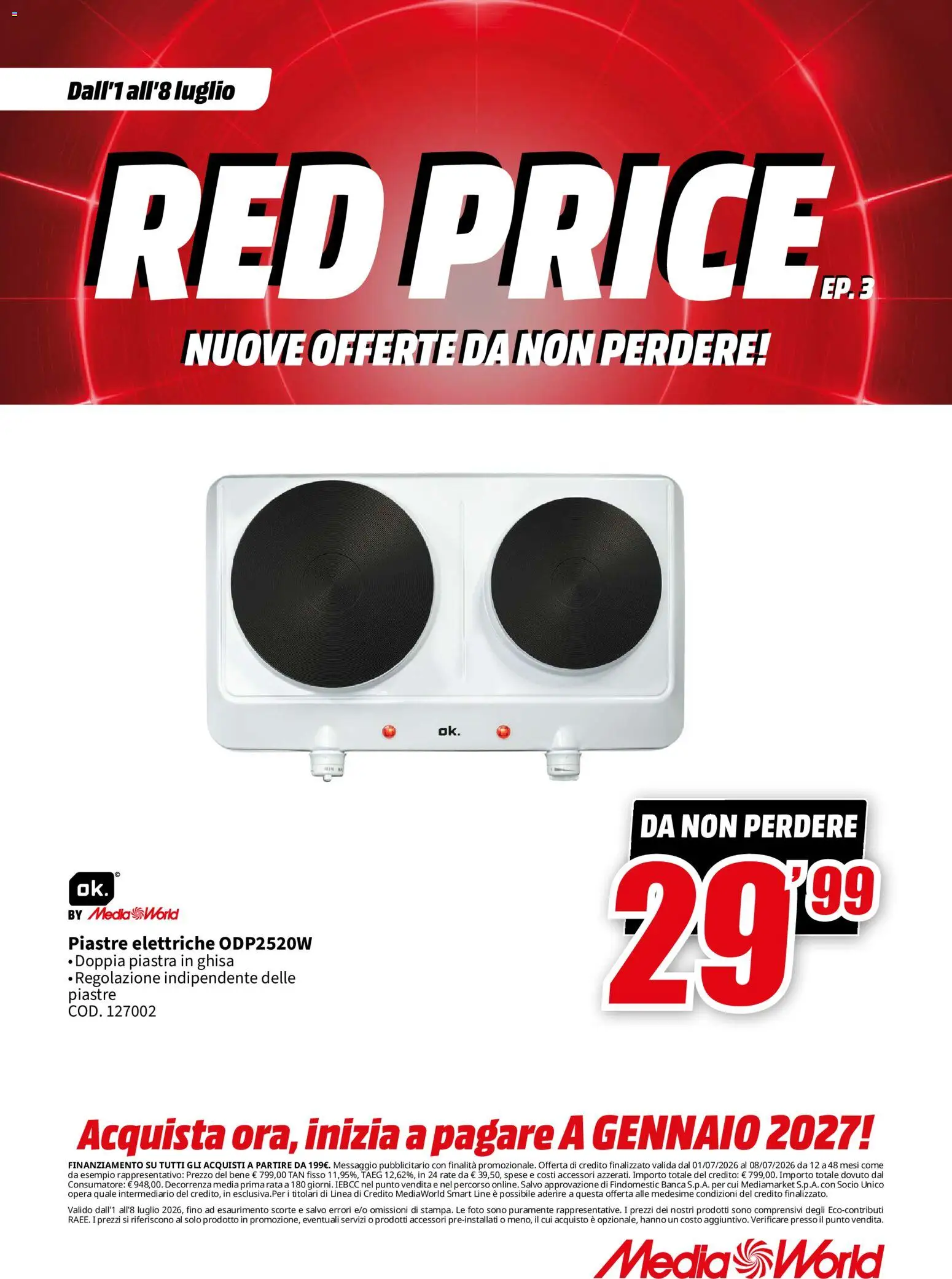 Volantino Media World del 01/07/2026 | Pagina: 63