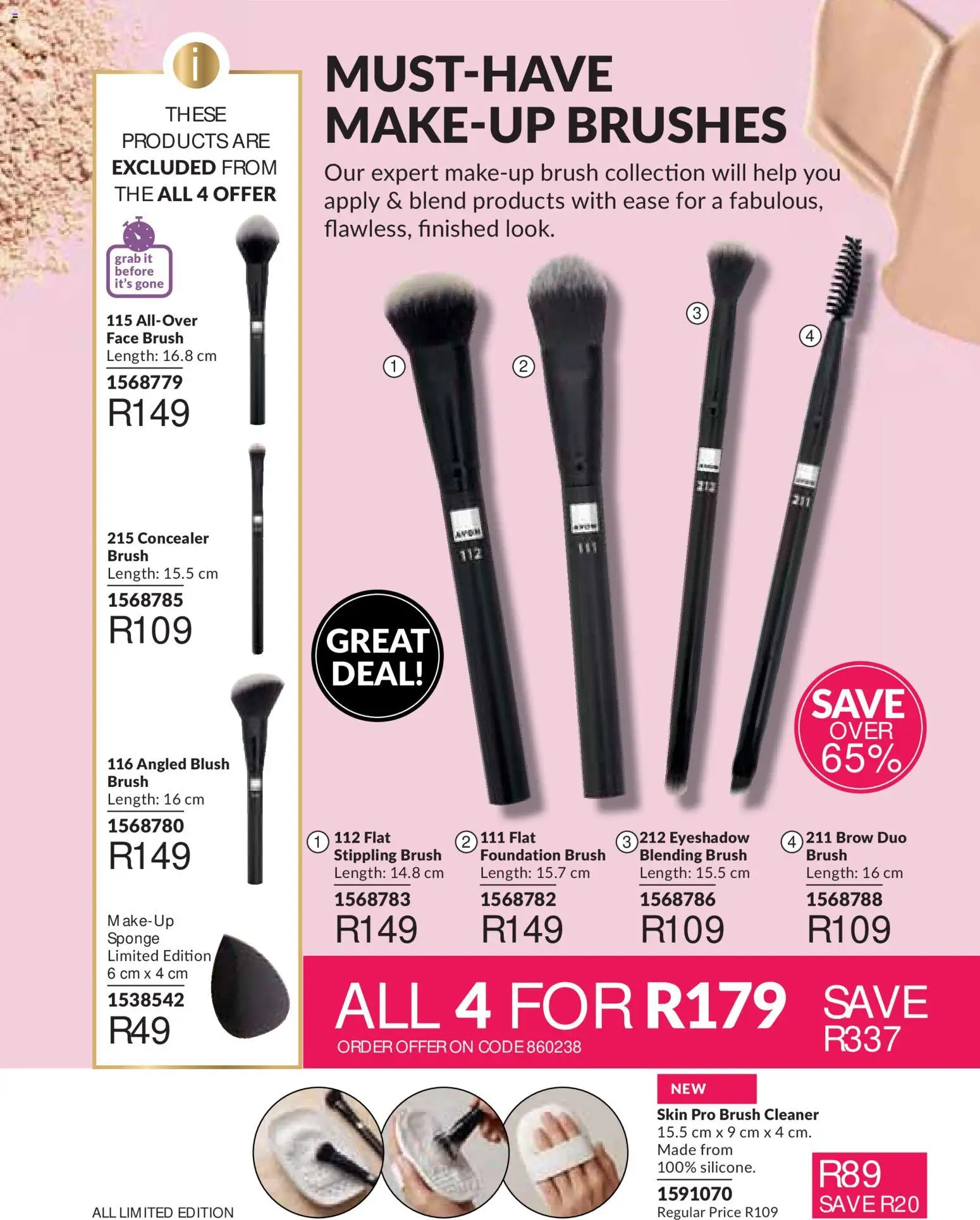 New Avon catalogue – valid from 01/09/2026 | Page: 49 | Products: Foundation, Concealer, Blush, Brush