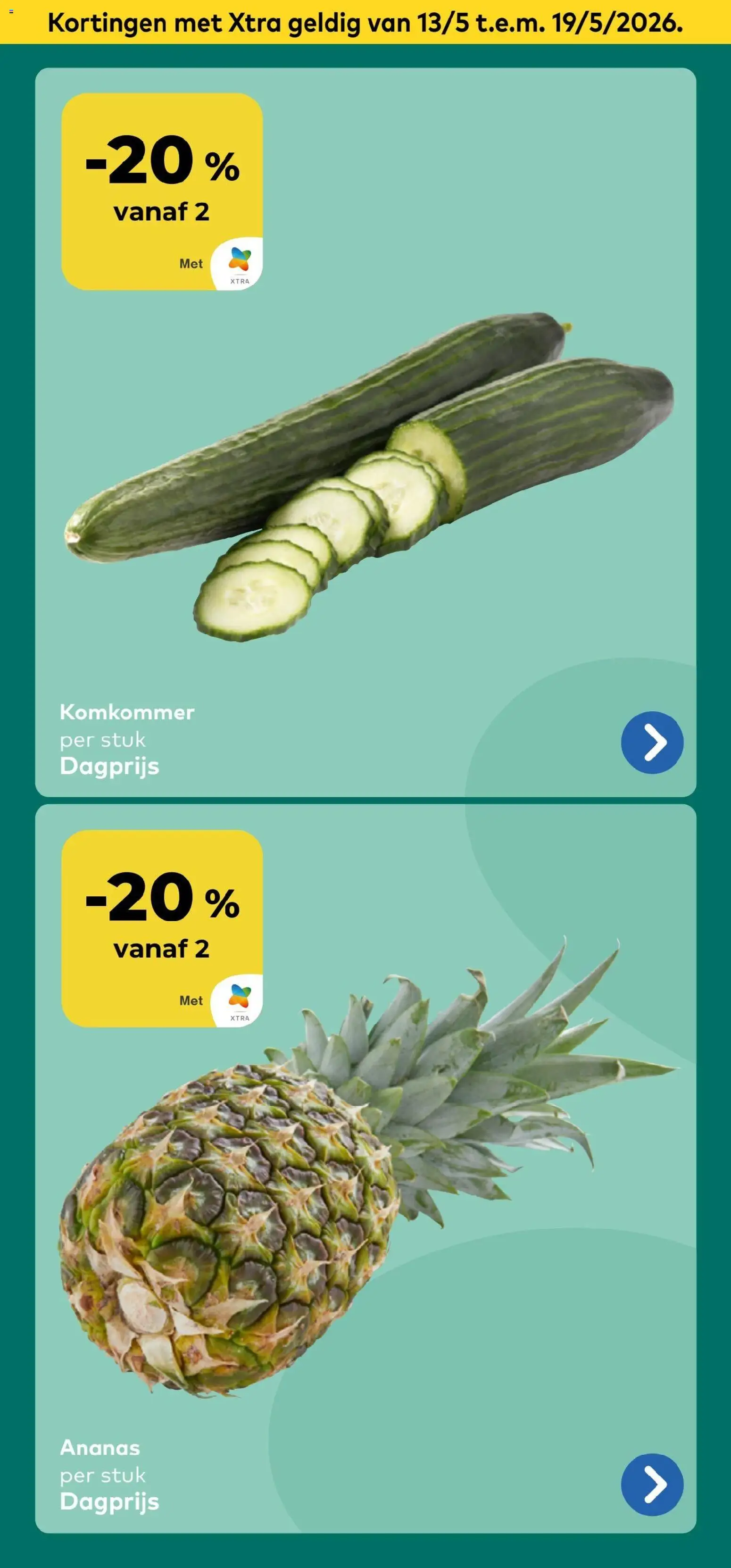 {H1} | Pagina: 3 | Producten: Ananas, Komkommer