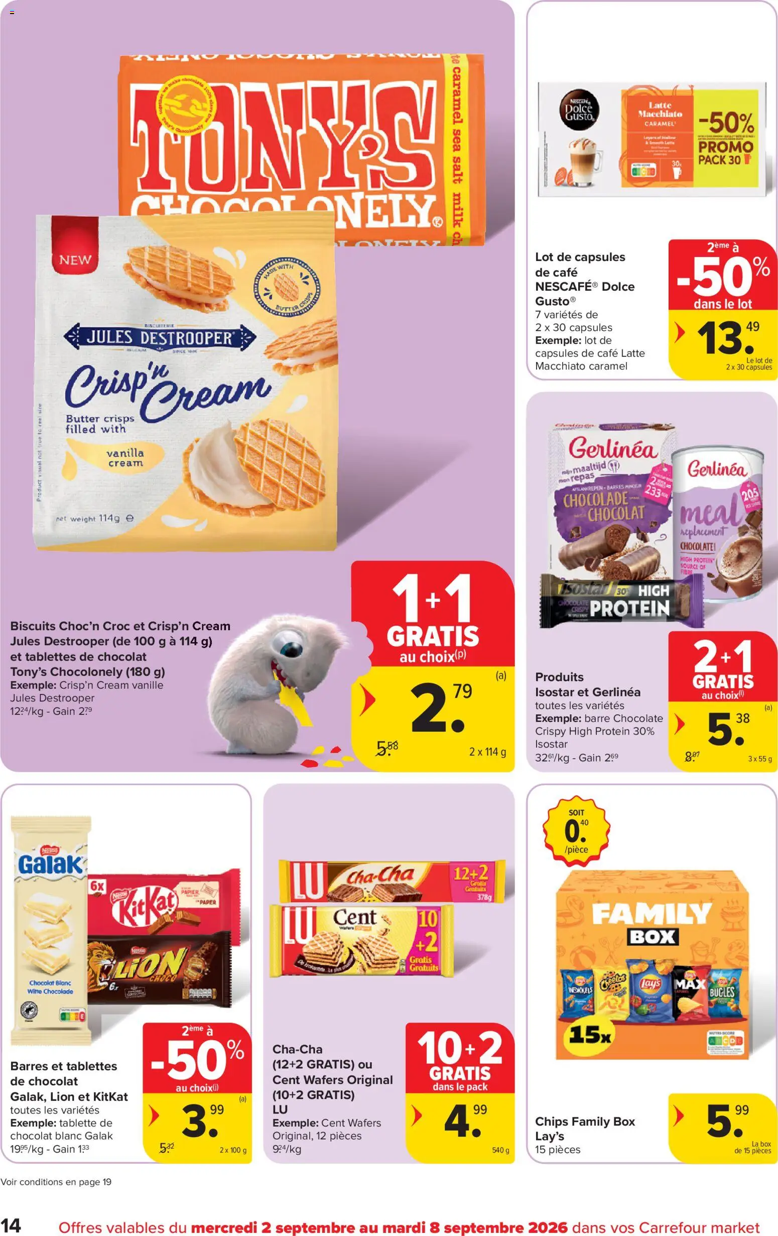 {H1} | Pagina: 14 | Producten: Witte chocolade, Vanille, Papier, Chocolade