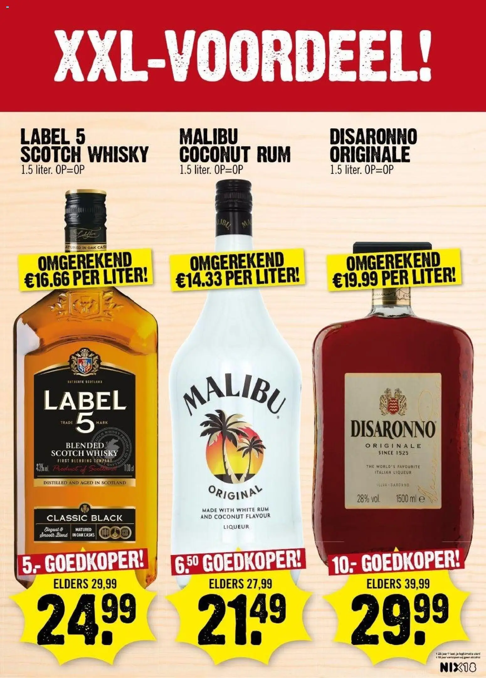 {H1} | Pagina: 2 | Producten: Whisky, Rum, Malibu
