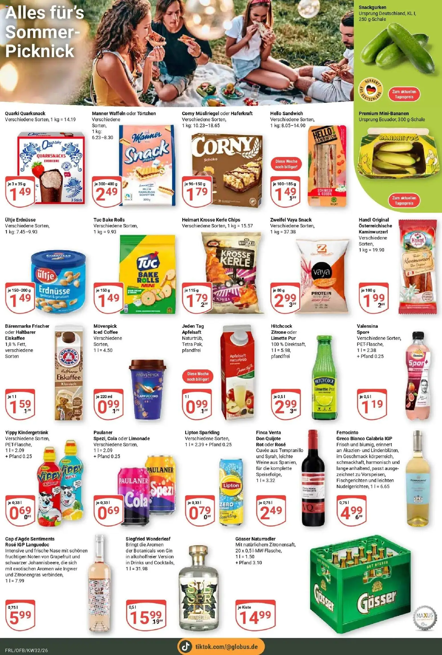 Globus Prospekt Freilassing (ab 03.08.2026) » Angebote online | Seite: 15 | Produkte: Zitronengras, Gouda, Valensina, Zitrone