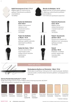 Pogląd oferty "Mary Kay Katalog" - ważna od 15.07.2026 | Strona: 30 | Produkty: Pędzel, Makijaż, Eyeliner, Blender