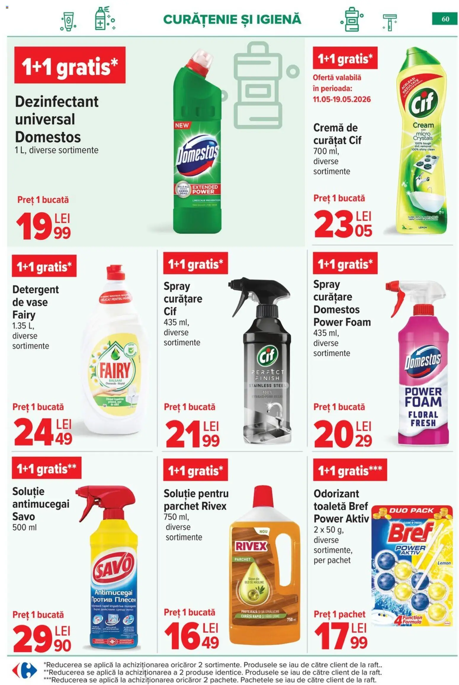 Noul catalog Carrefour – valabil de la 06.05.2026 | Pagină: 63 | Produse: Raft, Parchet, Cremă, Detergent