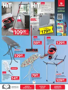 Pogląd oferty "Selgros cash&carry gazetka - Oferta przemysłowa" - ważna od 18.06.2026 | Strona: 17 | Produkty: Suszarka, Deska do prasowania, Mop obrotowy, Vileda