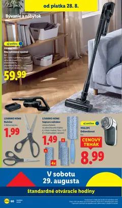 Lidl leták platný od 24.08.2026 | Strana: 90 | Produkty: Nábytok, Hodiny, Aku, Odžmolkovač