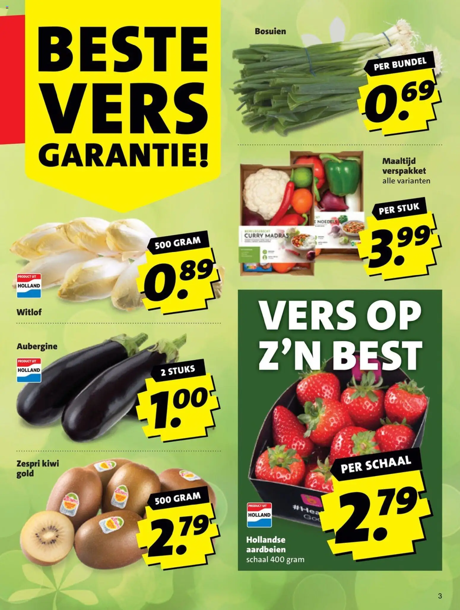 {H1} | Pagina: 3 | Producten: Aardbeien, Kiwi, Schaal, Antipasti