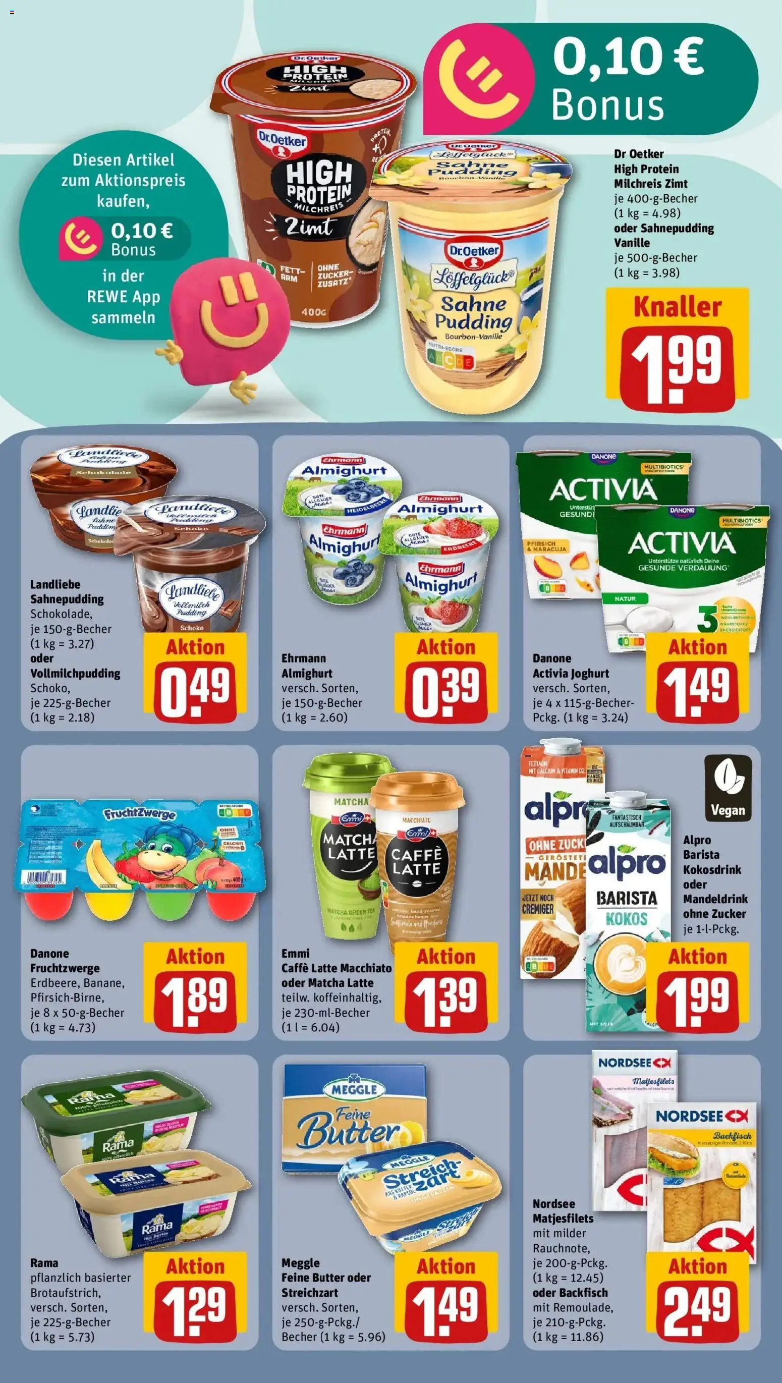 Rewe Prospekt Daun / Pützborn	 – gültig ab 05.04.2026 | Seite: 13 | Produkte: Joghurt, Schokolade, Zucker, Pfirsich