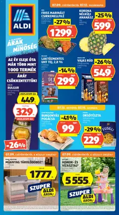 Aldi akciós újság - amely érvényes a következő dátumtól: 2026.07.09.